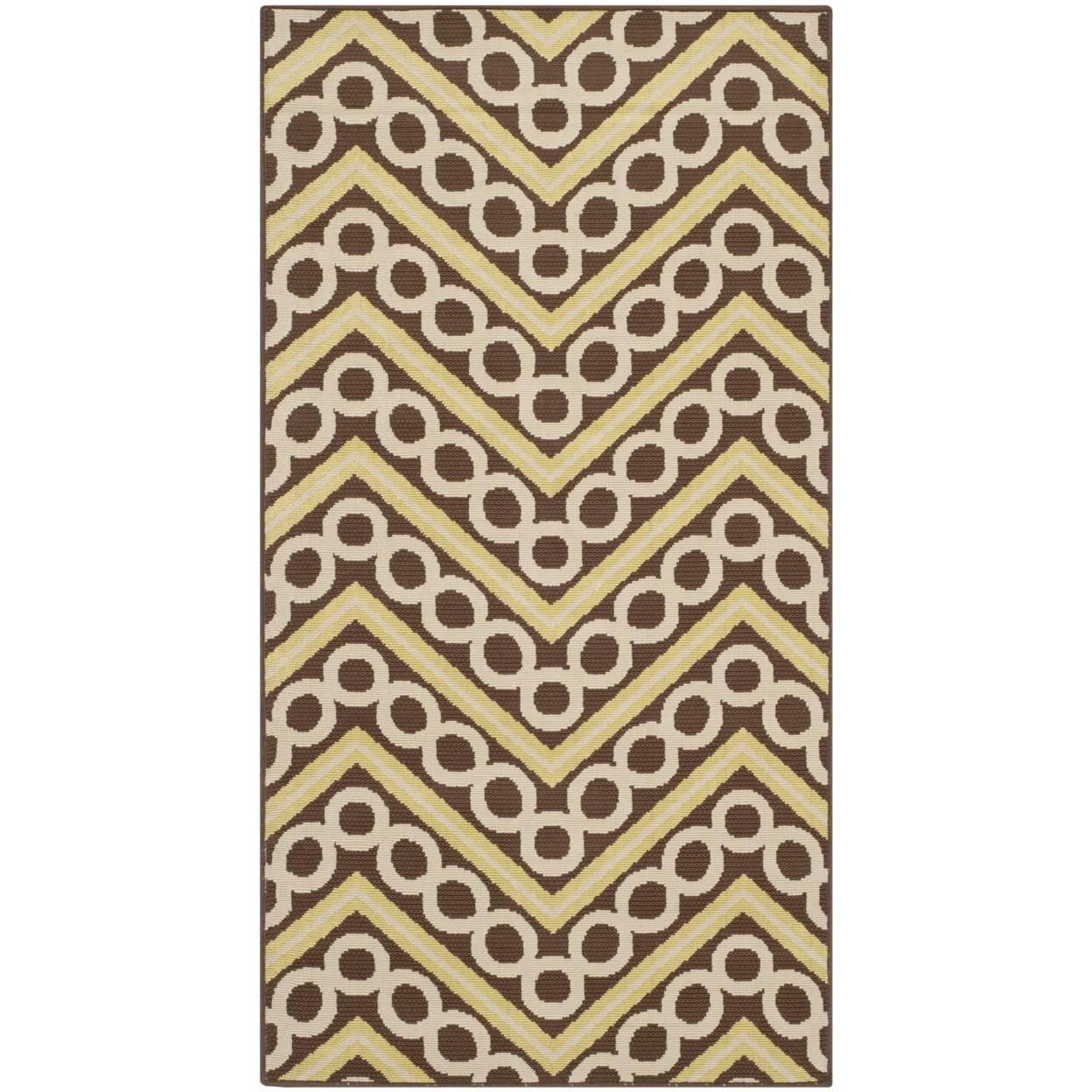 Hampton HAM513 Power Loomed Indoor/Outdoor Area Rug  - Safavieh