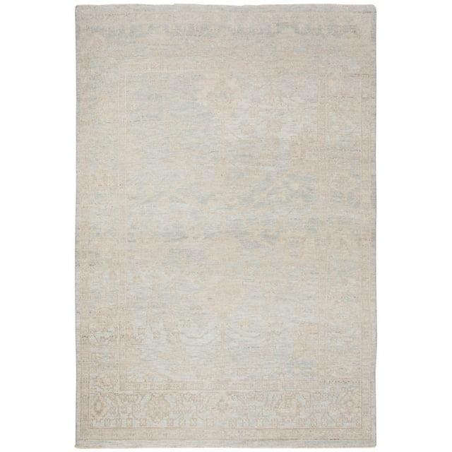 Izmir IZM134 Hand Knotted Area Rug - Light Blue/Ivory - 8'x10' - Safavieh