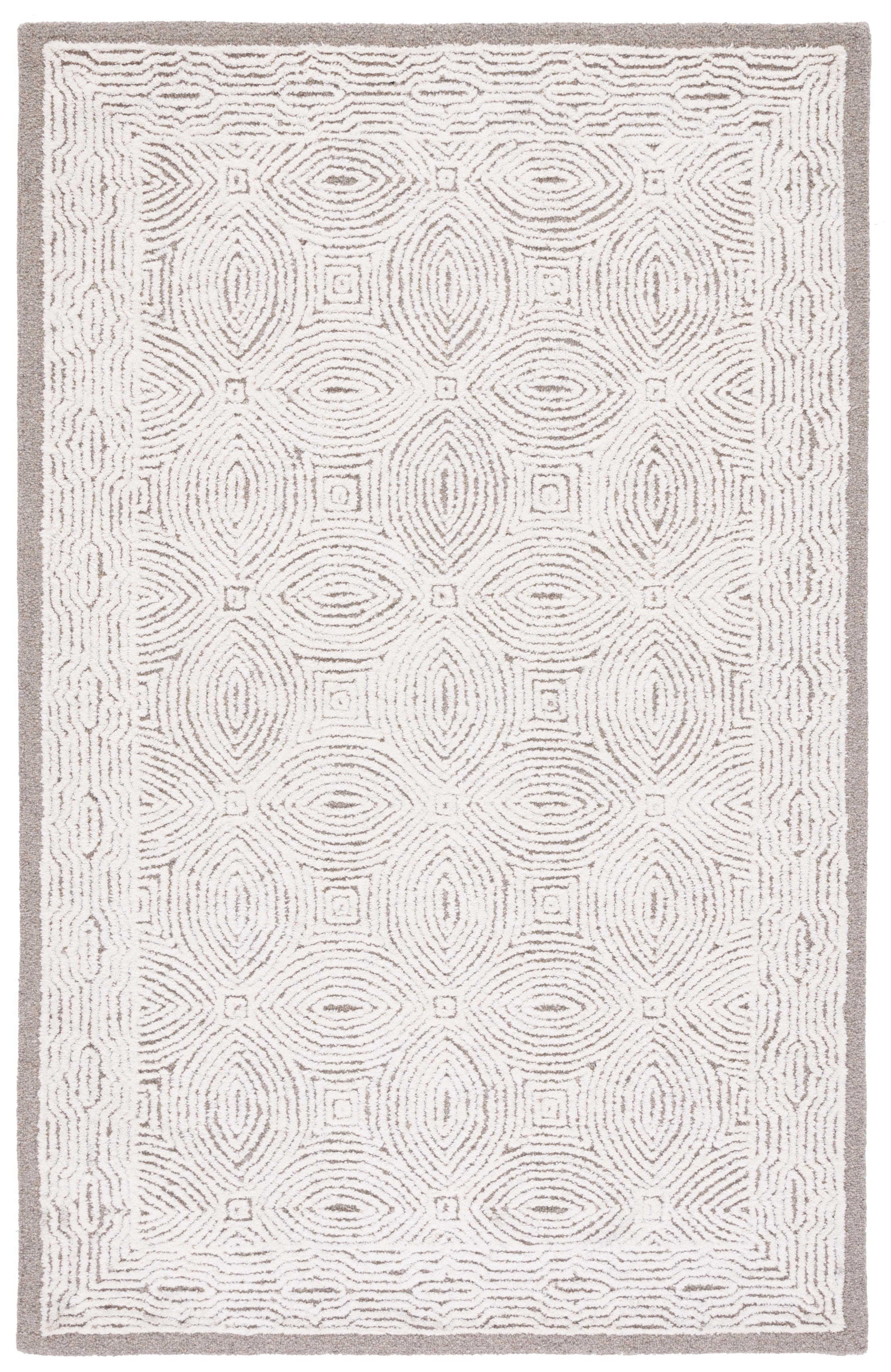Abstract ABT575 Handmade Indoor Accent Rug - Beige/Ivory - 3'x5' - Safavieh