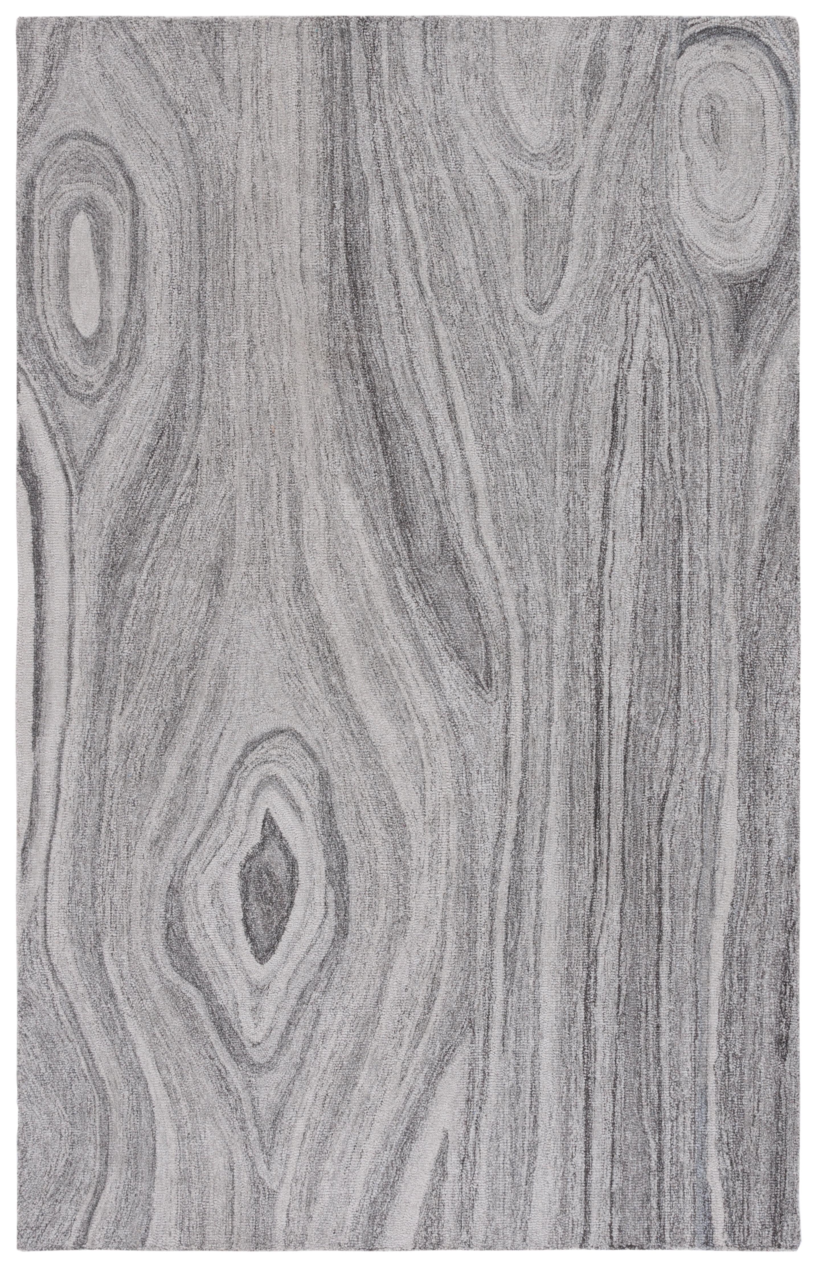 Abstract ABT901 Handmade Indoor Area Rug - Grey - 4'x6' - Safavieh