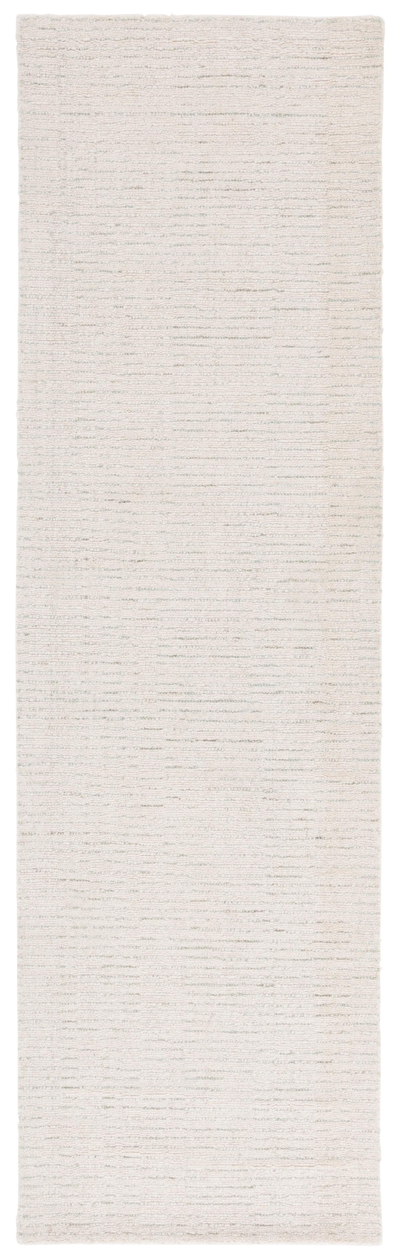SAFAVIEH Abstract Emely Abstract Wool Runner Rug, Ivory/Sage, 2'3" x 8'