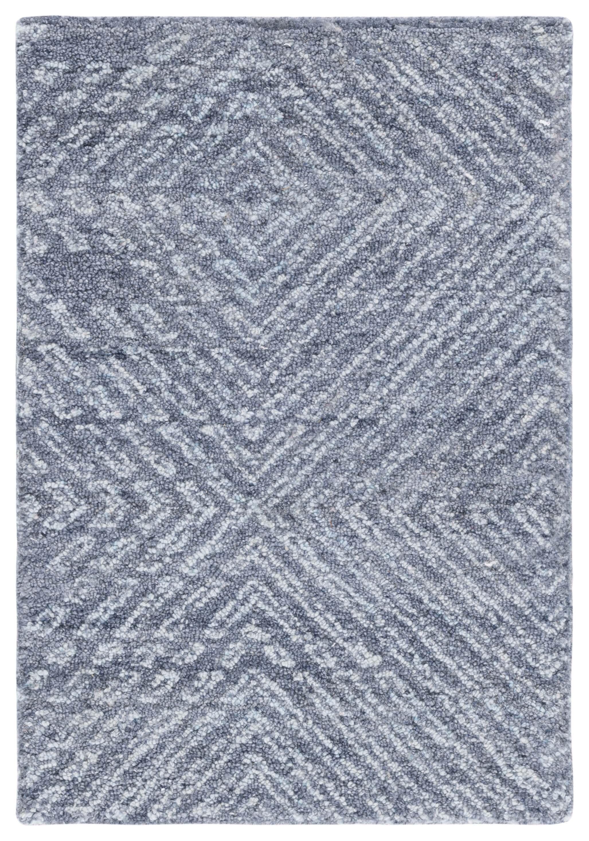 Abstract ABT146 Handmade Indoor Accent Rug - Blue - 2'-3"x4' - Safavieh