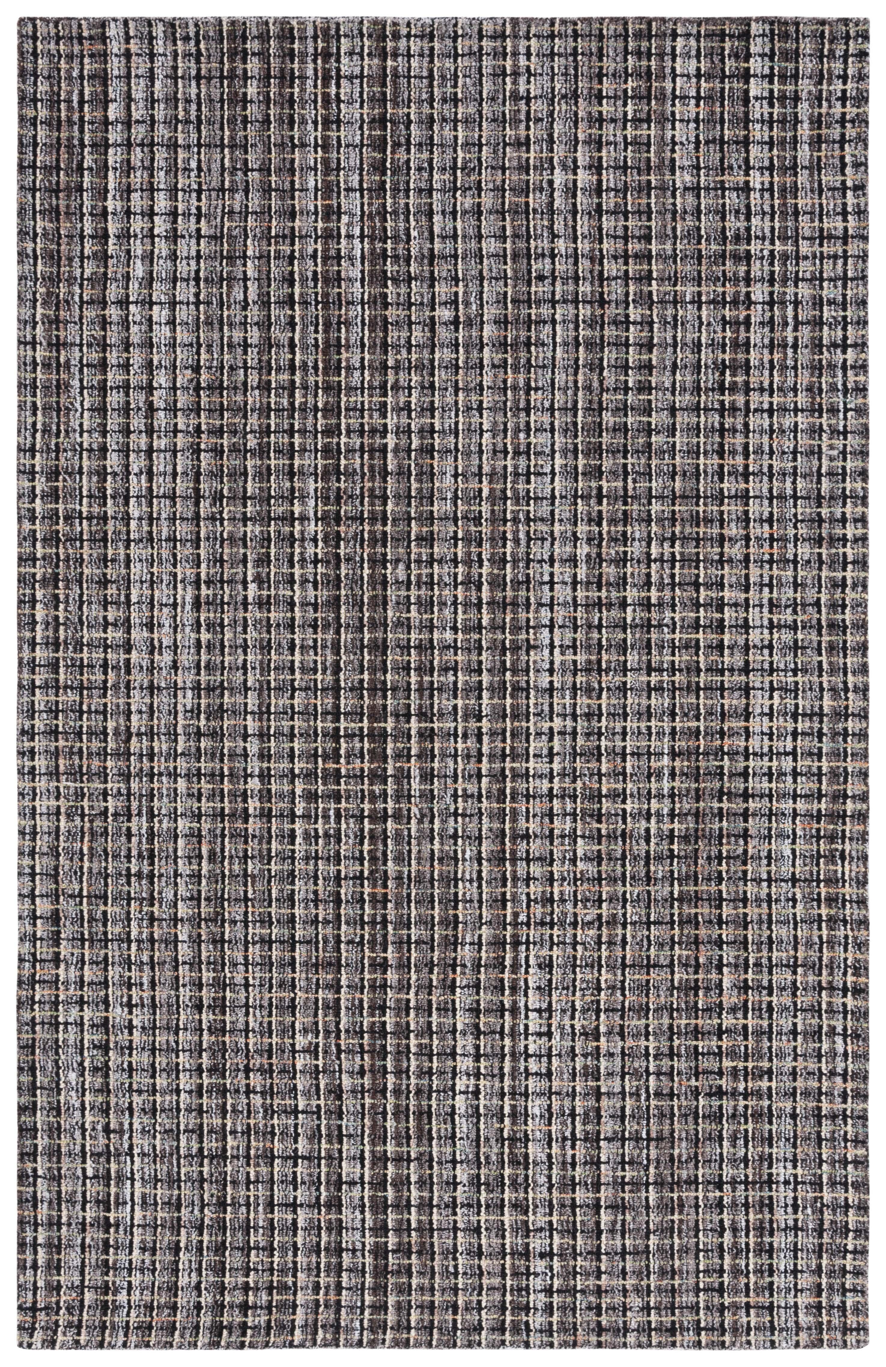 Abstract ABT491 Hand Tufted Area Rug - Brown/Black - 5'x8' - Safavieh.