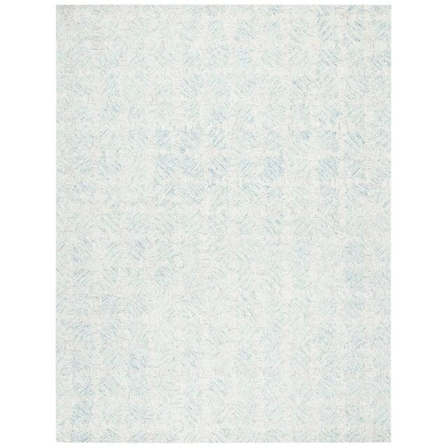 Safavieh  Handmade Abstract Stevana Modern Wool Rug 9' x 12' 9' x 12' Indoor, Handmade Living Room, Bedroom, Dining Room Rectangle