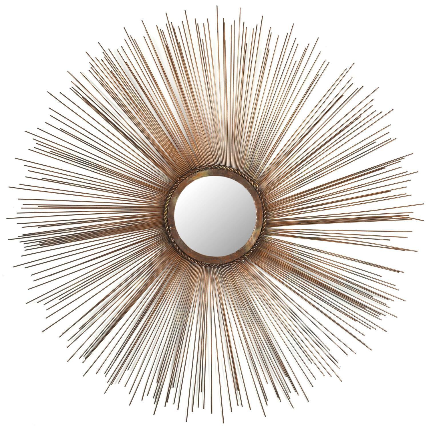 Safavieh Handmade Art Copper Sunburst 41-inch Decorative Mirror - 40.8" x 40.8" x 0.8"