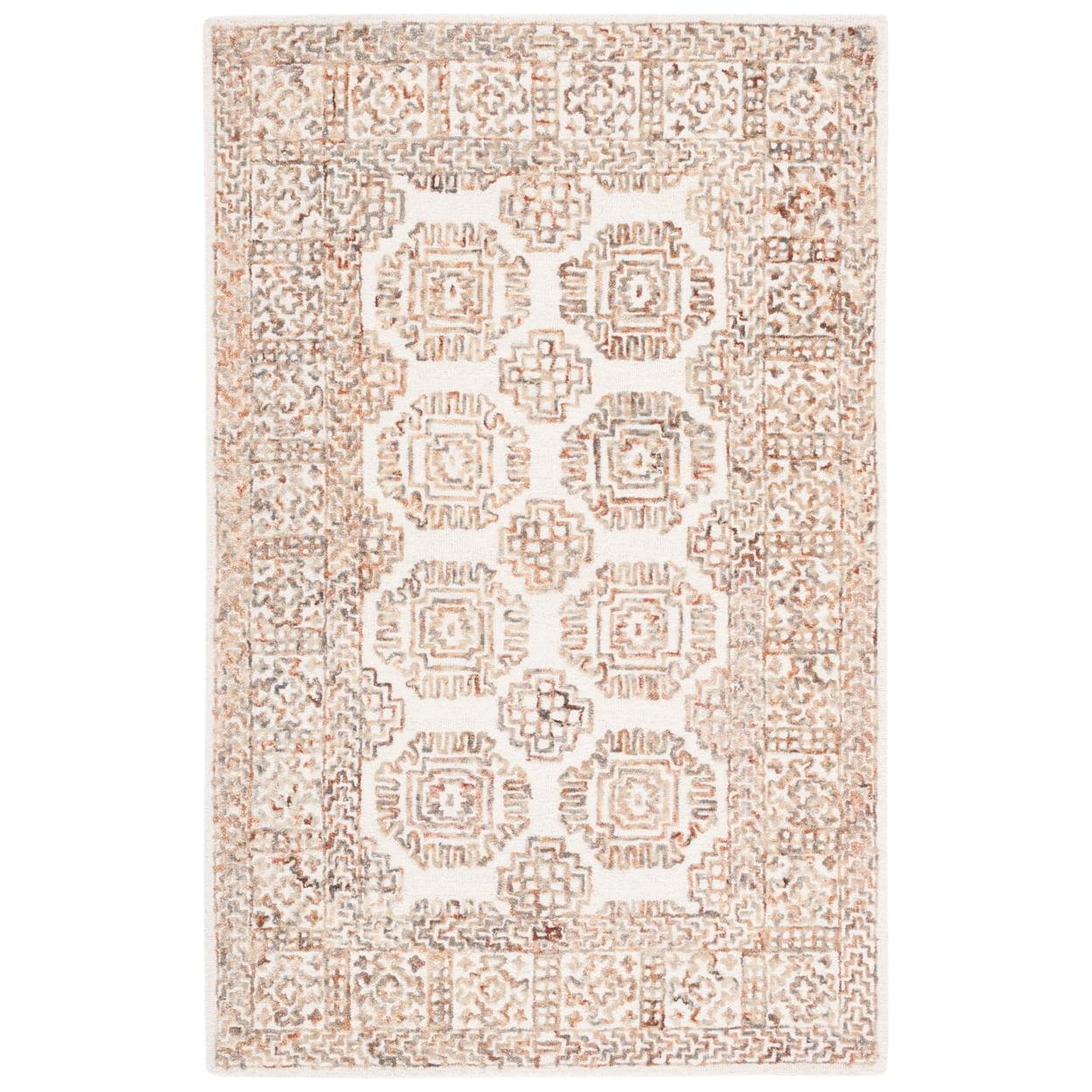 Aspen APN132 Hand Tufted Area Rug  - Ivory/Sage - 3'x5' - Safavieh.