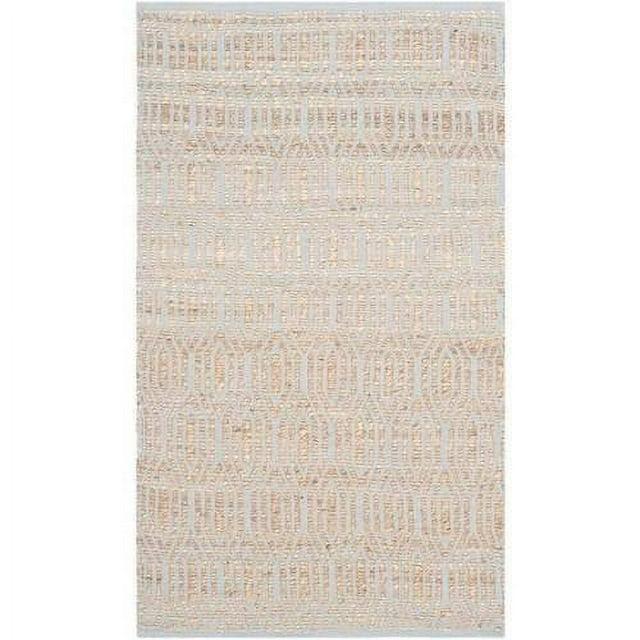 Safavieh Bourne Hand Woven 80% Jute, 20% Cotton Geometric Rug
