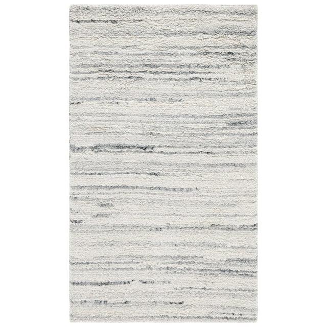 Casablanca CSB792 Hand Woven Indoor Accent Rug - Grey/Ivory - 4'x6' - Safavieh