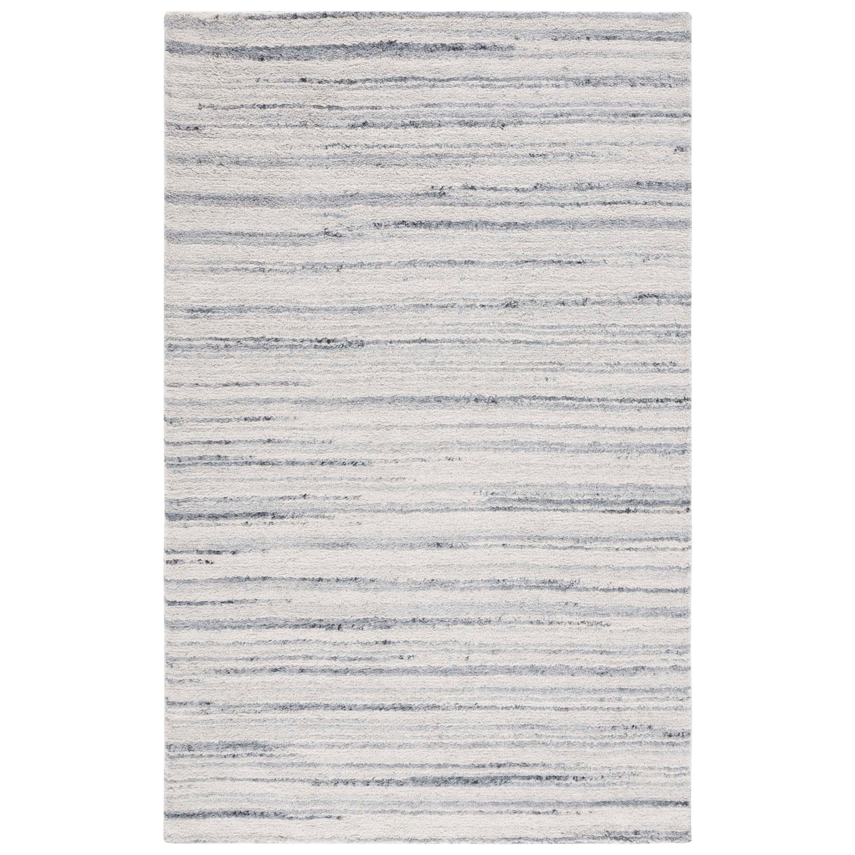 Casablanca CSB792 Hand Woven Indoor Accent Rug - Grey/Ivory - 4'x6' - Safavieh