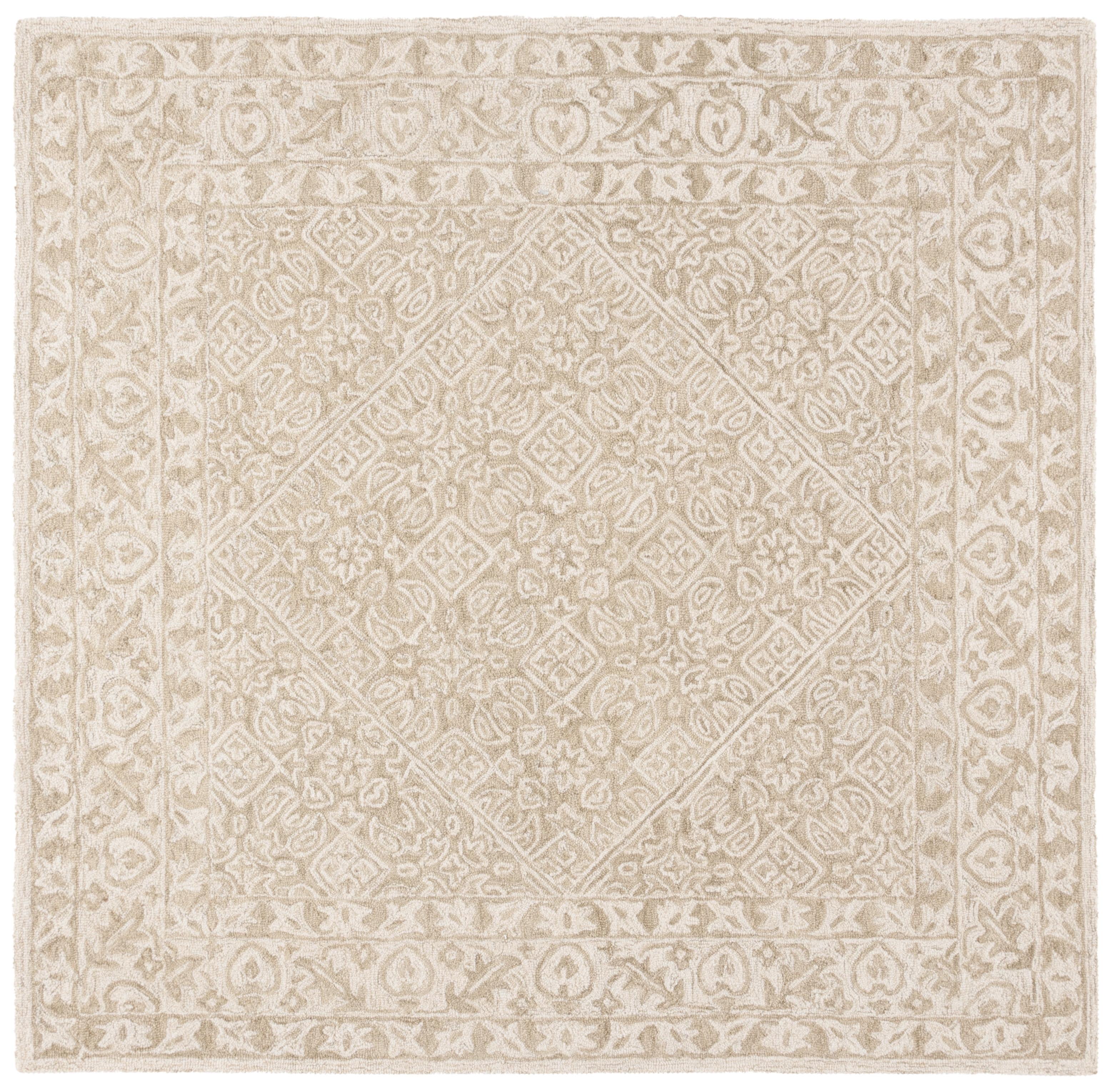 Safavieh Dip Dye Hand Tufted Wool/Cotton Oriental Rug in Sage/Ivory