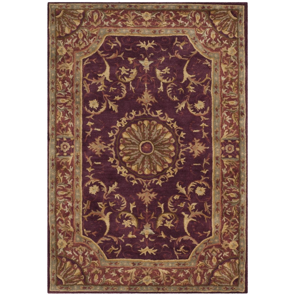 Empire EM459 Hand Tufted Indoor Accent Rug - Burgundy - 3'x5' - Safavieh