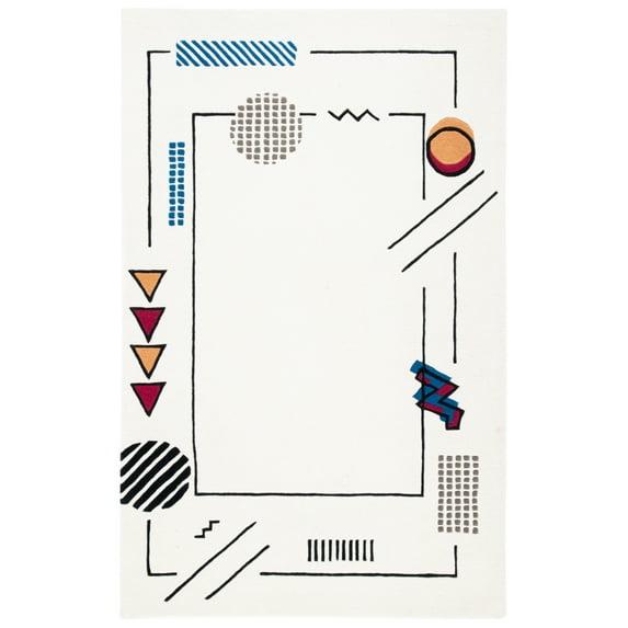 Fifth Avenue FTV125 Hand Tufted Area Rug - Ivory/Blue - 5'x8' - Safavieh.