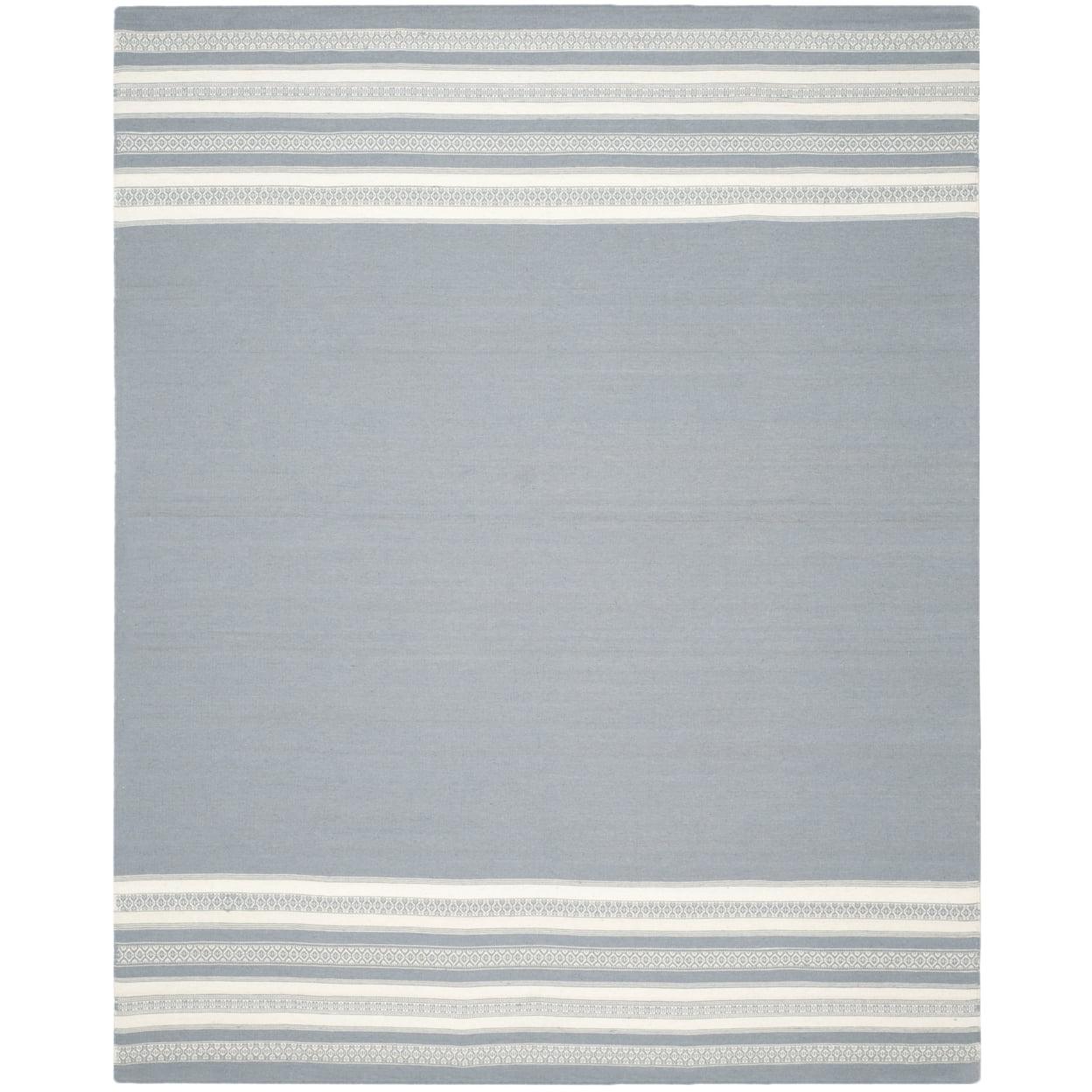 Safavieh  Handmade Flatweave Dhurries Shirleen Modern Wool Rug Grey 3' x 5' 3' x 5' Indoor,Handmade Living Room Rectangle