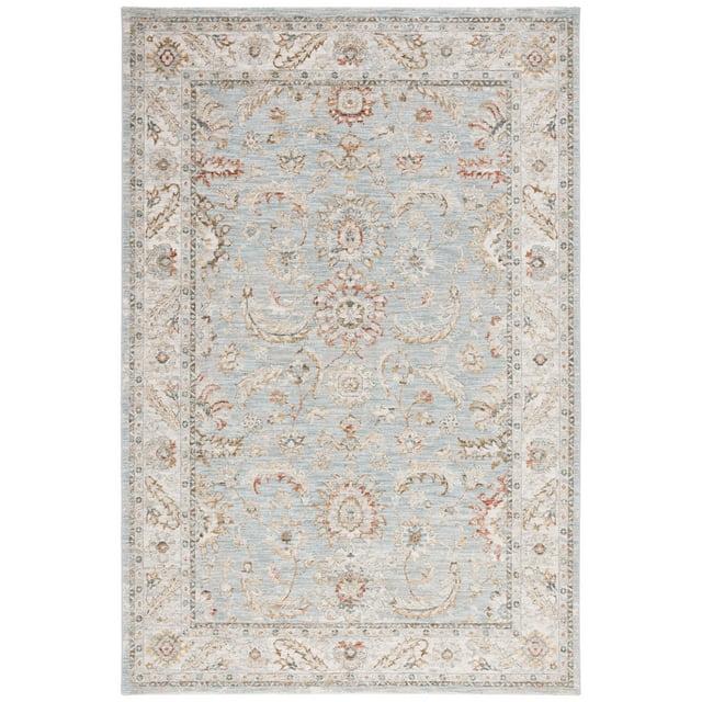 Hamilton HLT108 Power Loomed Area Rug - Blue/Gold - 6'7"x6'7" - Safavieh.