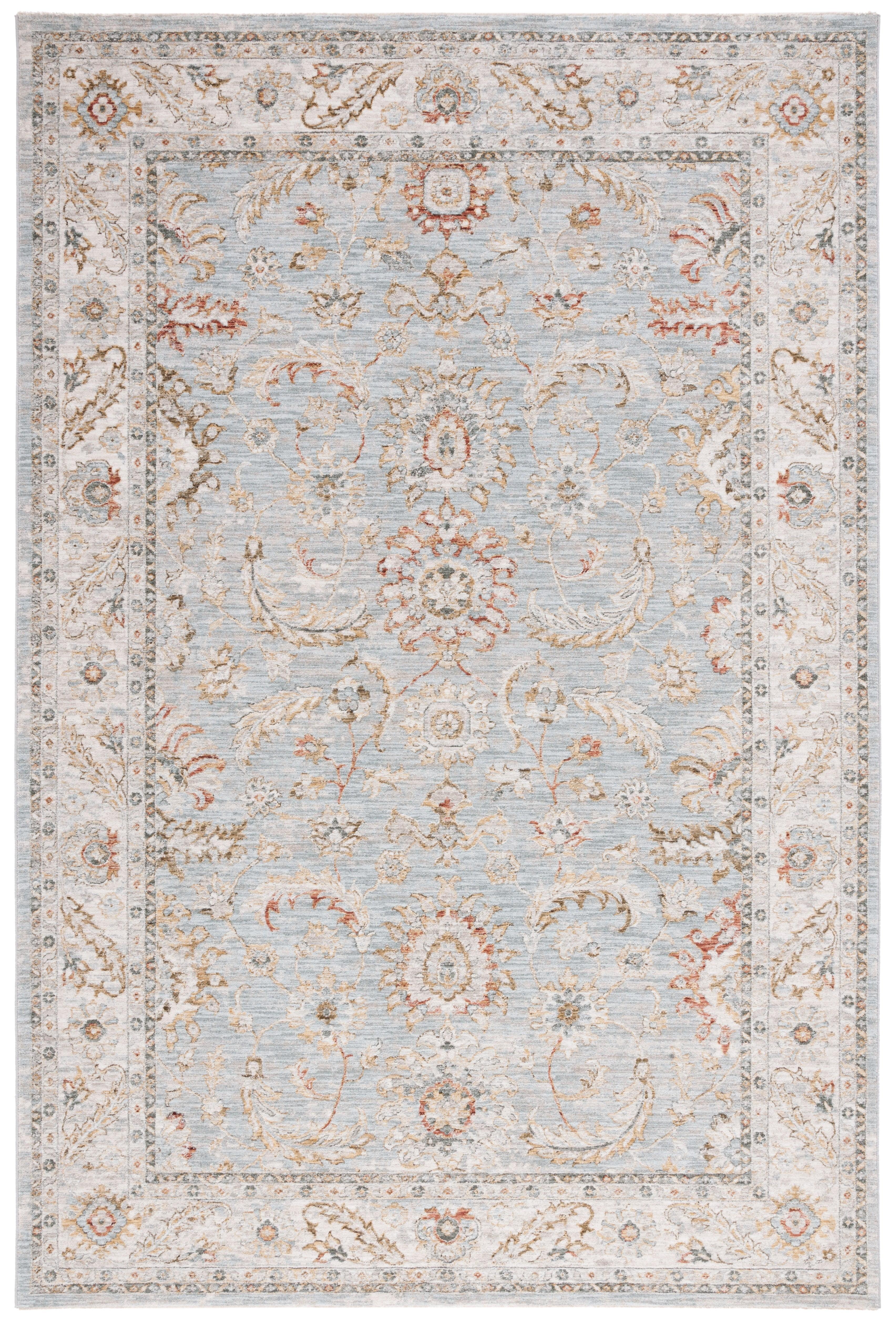 Hamilton HLT108 Power Loomed Area Rug - Blue/Gold - 8'9"x11'9" - Safavieh.