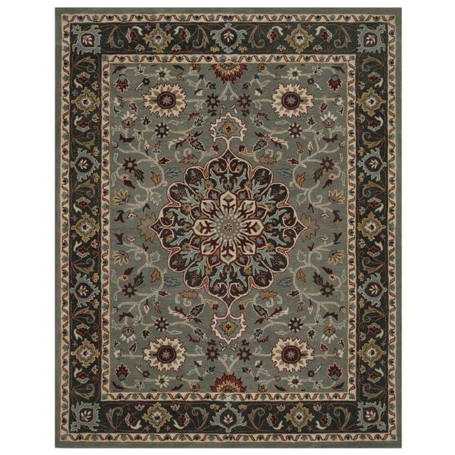Safavieh  Handmade Heritage Chimere Traditional Wool Rug 4'  x  6' 4' x 6' Indoor,Handmade Living Room,Bedroom Rectangle