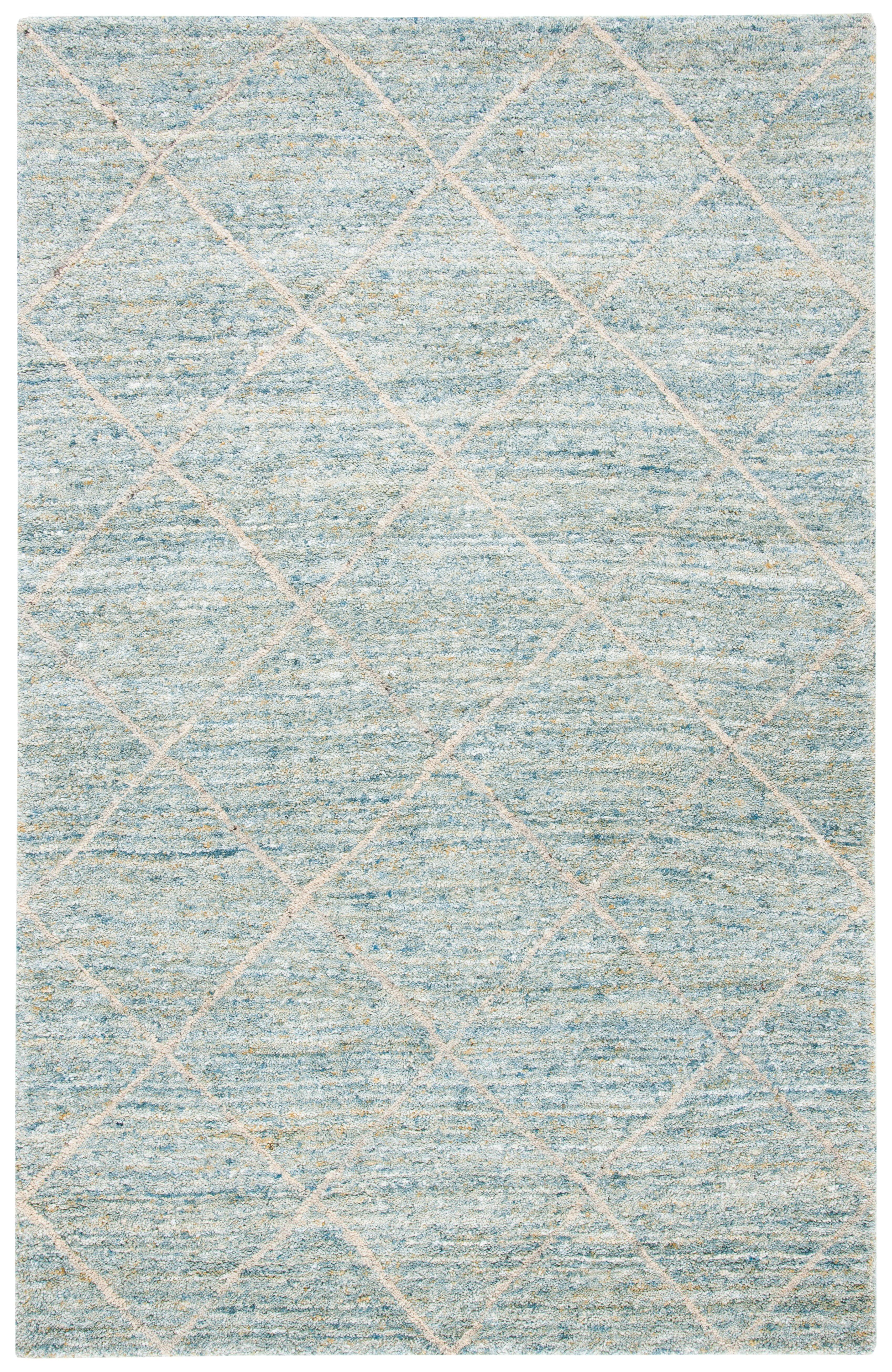 Himalaya HIM423 Handmade Area Rug - 5'x8' - Blue - Safavieh