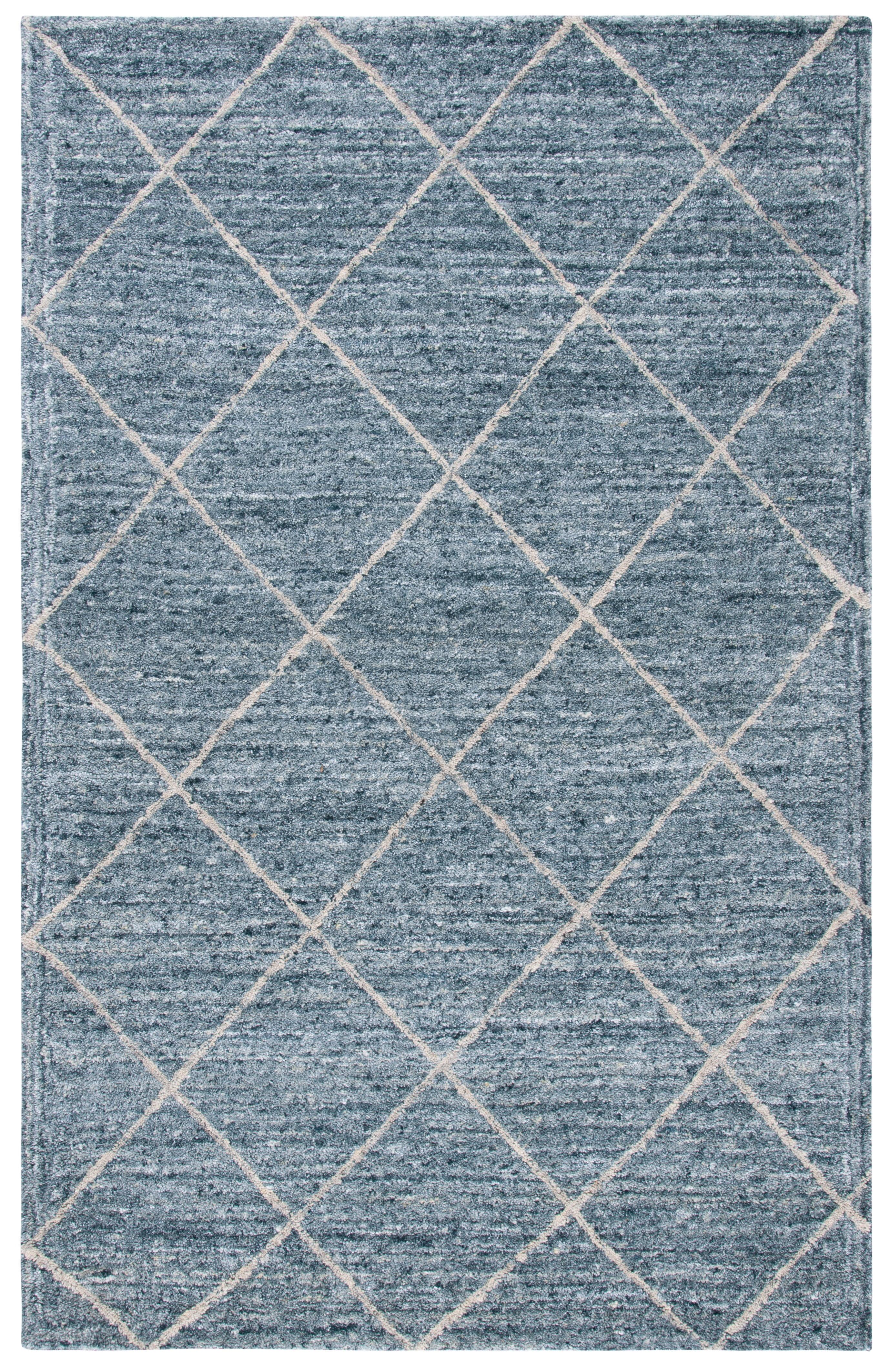 Moniz Hand Tufted Wool Geometric Rug