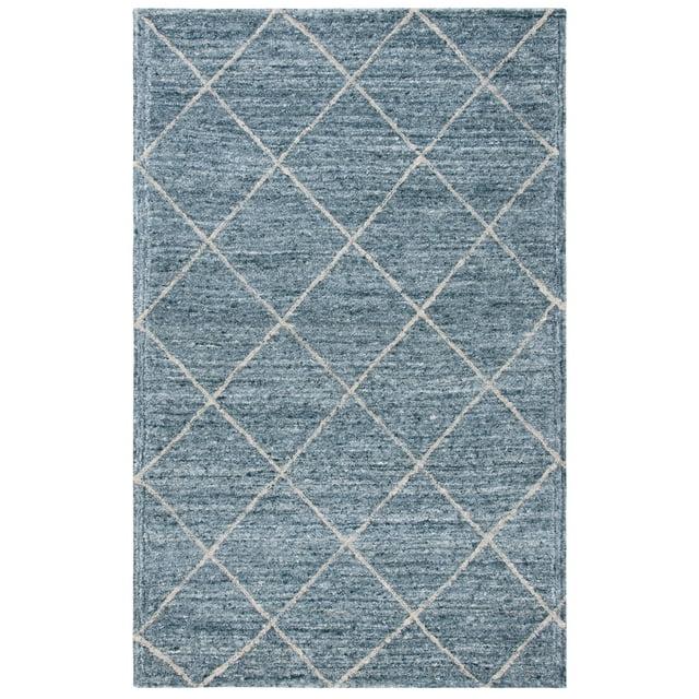 Moniz Hand Tufted Wool Geometric Rug