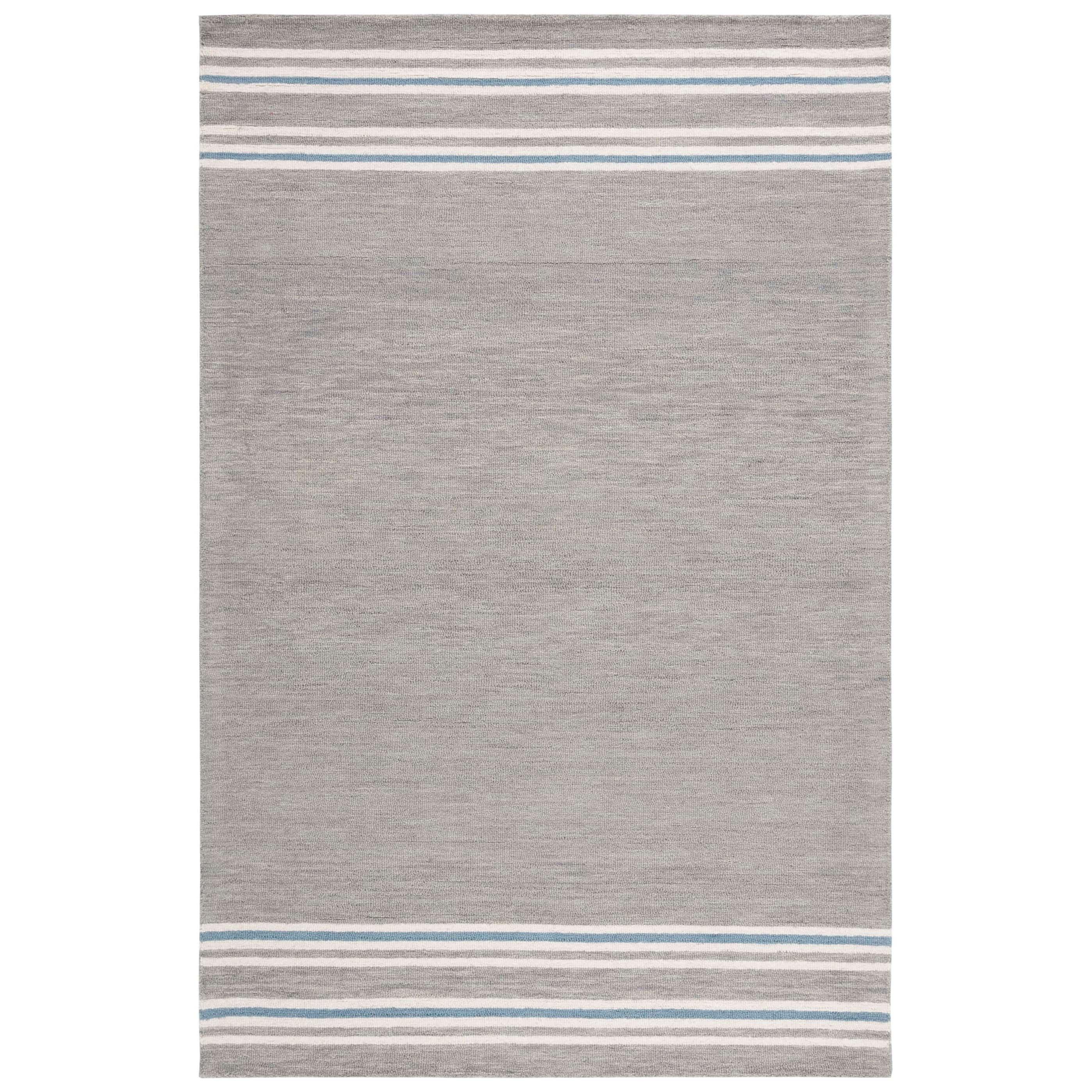 Lauren Ralph Lauren Hand Tufted Wool Pile Striped Rug