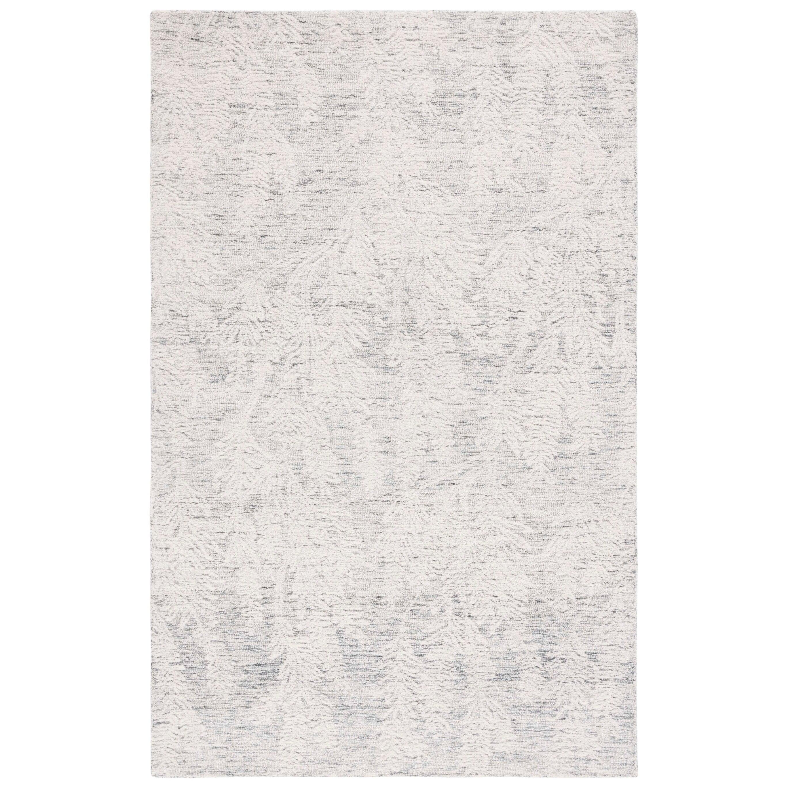 Metro MET877 Hand Tufted Indoor Area Rug - Grey/Ivory - 4'x6' - Safavieh