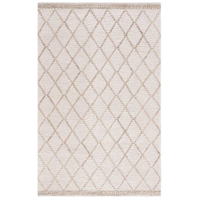 Natura NAT223 Hand Woven Indoor Area Rug - Ivory/Natural - 5'x8' - Safavieh