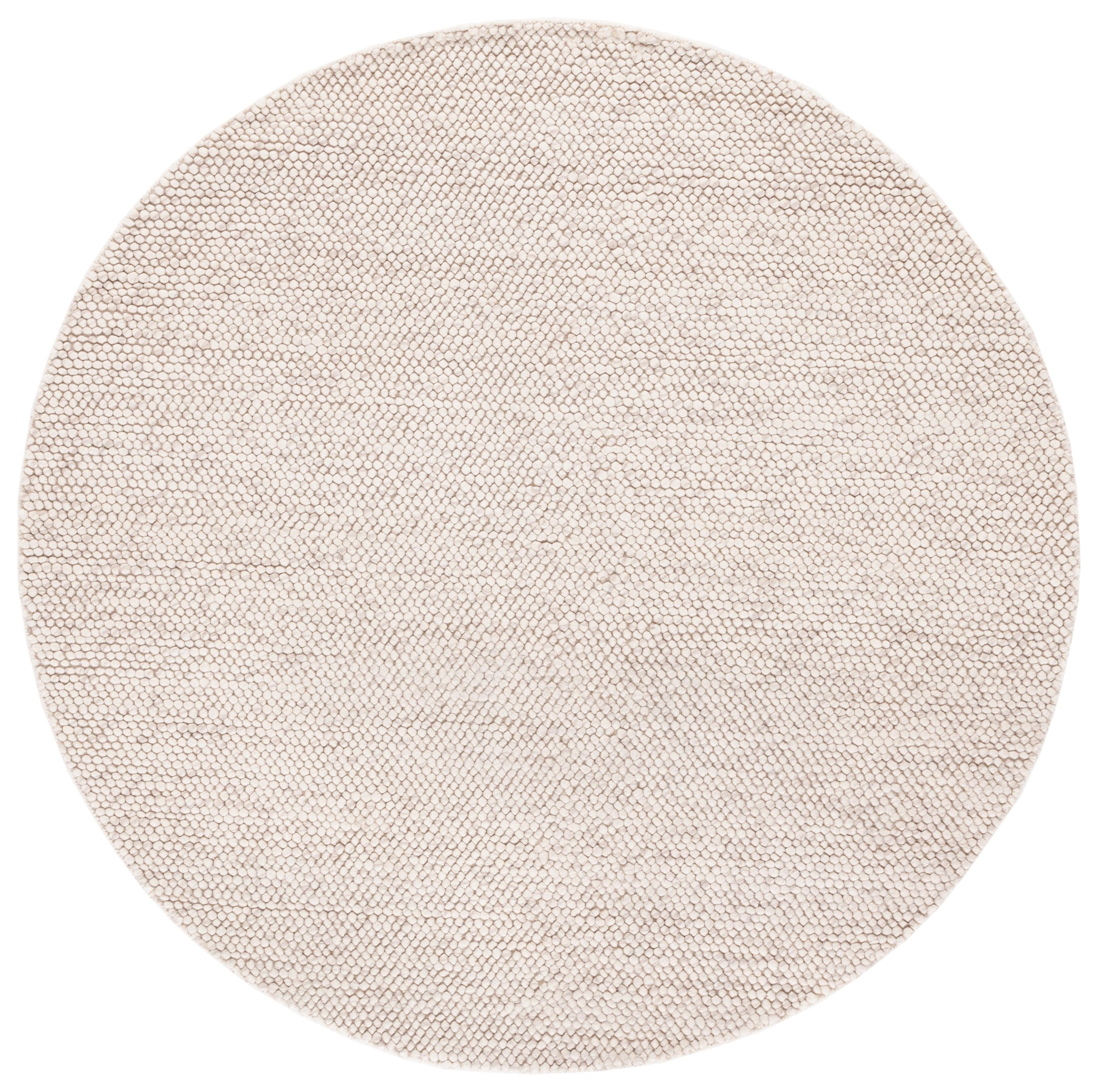 SAFAVIEH Natura Willoughby Distressed Area Rug, Beige/Ivory, 11' x 11' Round