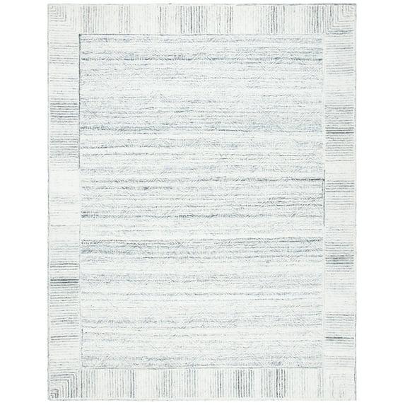 SAFAVIEH Roslyn Dacre Abstract Area Rug, Grey/Ivory, 9' x 12'