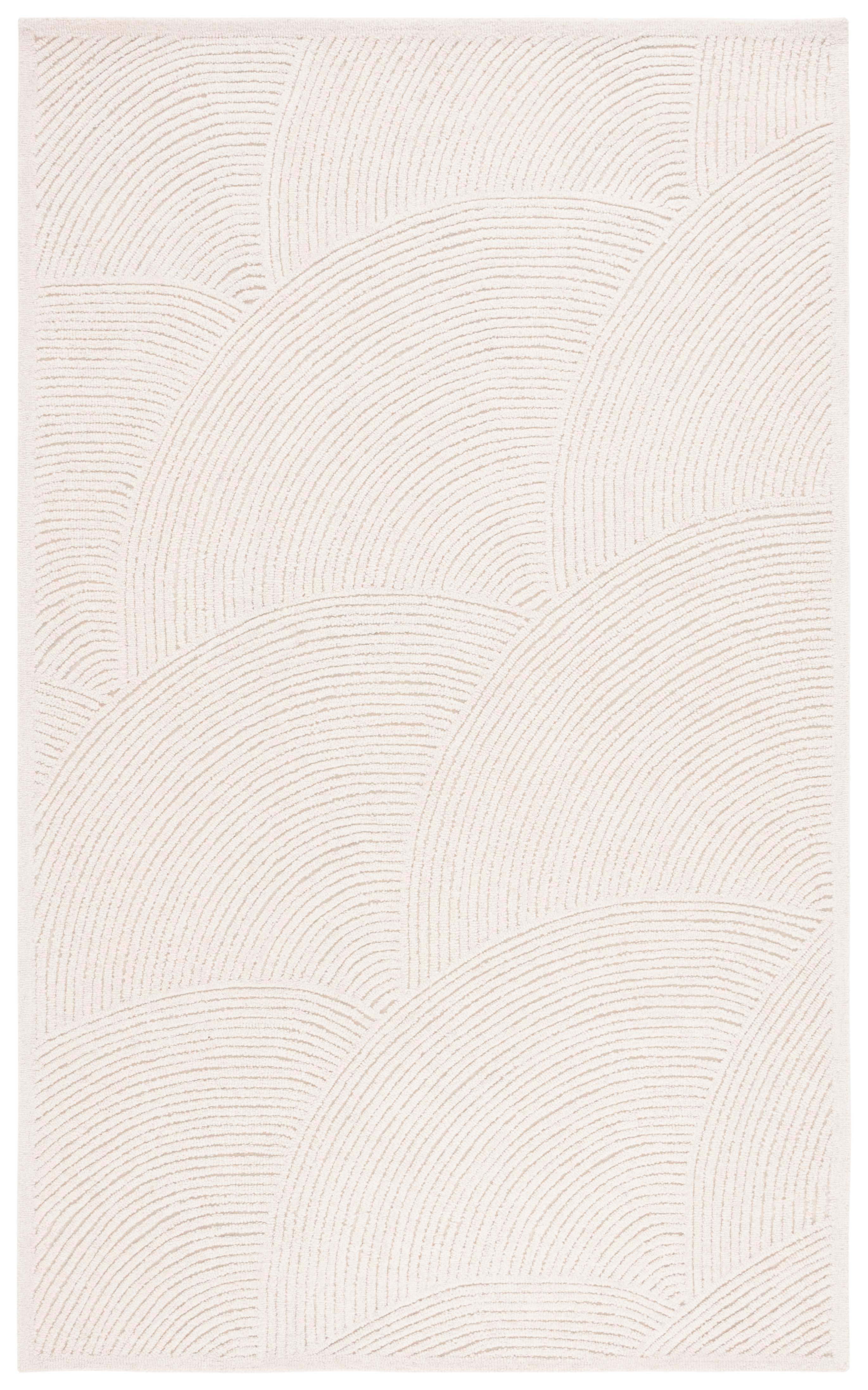 Textural TXT105 Hand Tufted Indoor Accent Rug - Ivory - 3'x5' - Safavieh