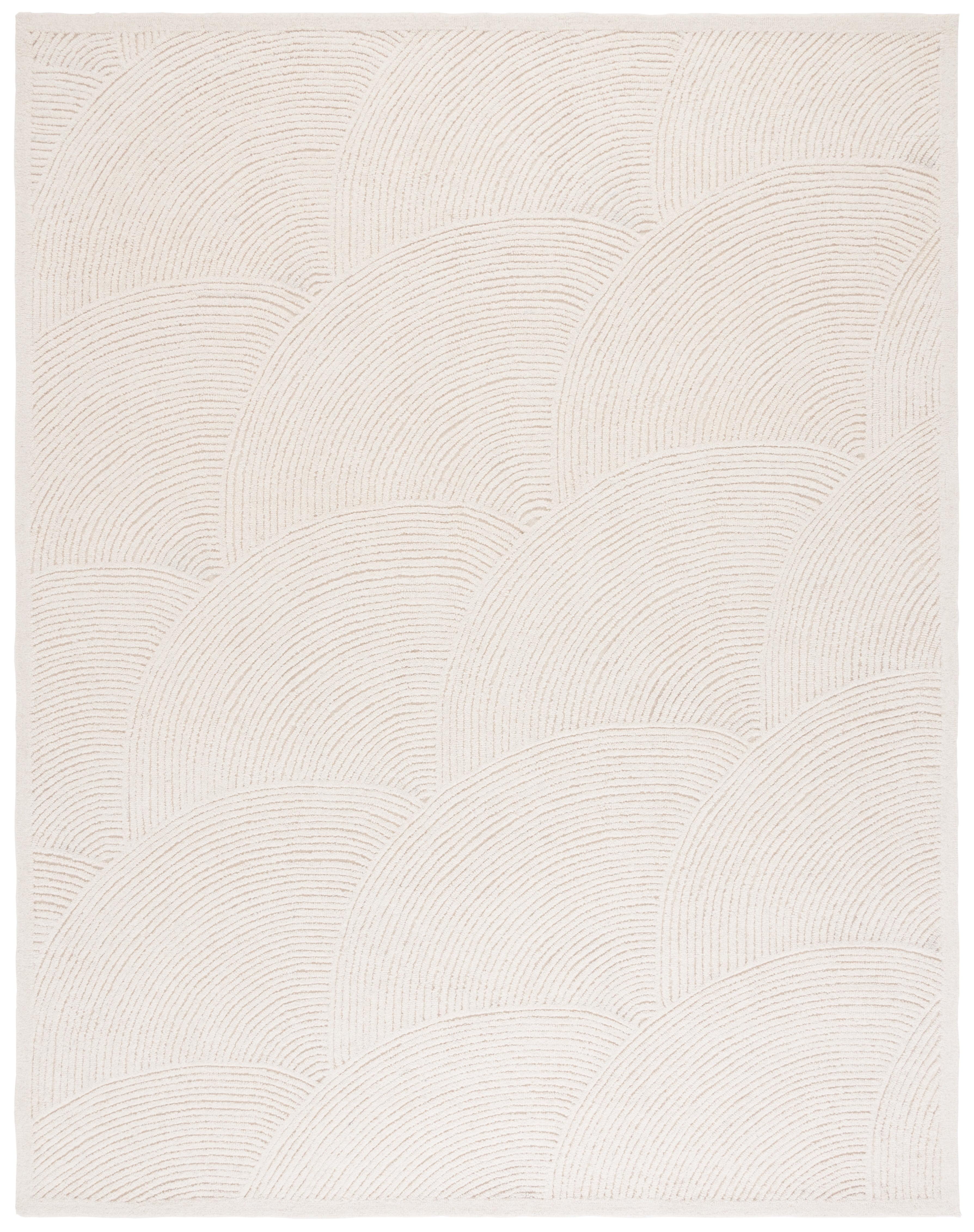 SAFAVIEH Textural Ifrit Geometric Area Rug, Ivory, 8' x 10'