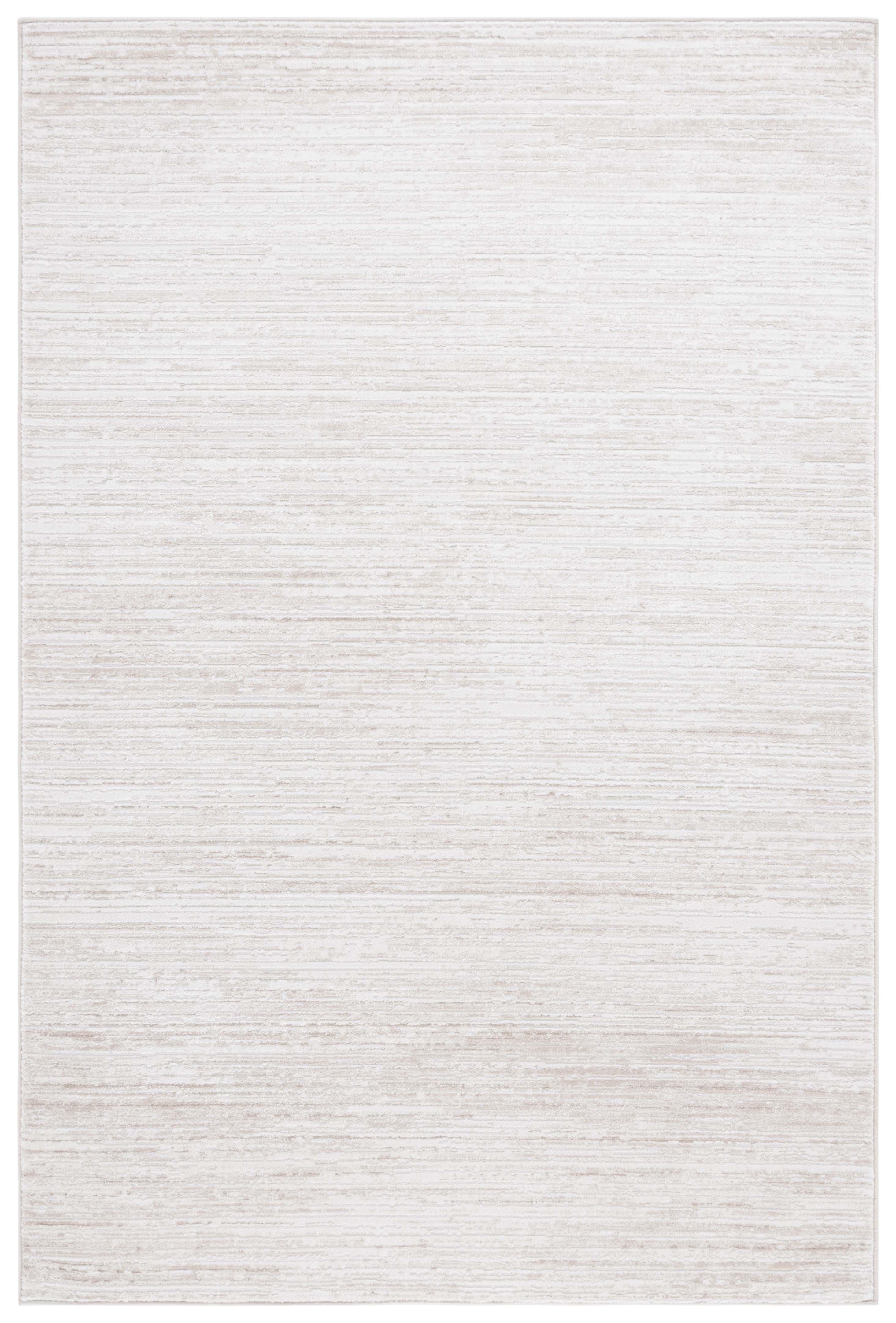 SAFAVIEH Hanna Trinity Striped Area Rug, Ivory/Beige, 5'3" x 7'6"