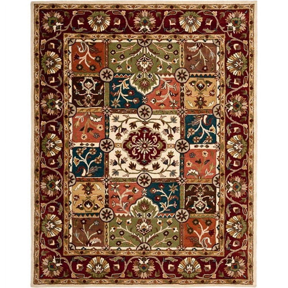 Heritage HG925 Hand Tufted Area Rug - Multi/Red - 4'x6' - Safavieh.