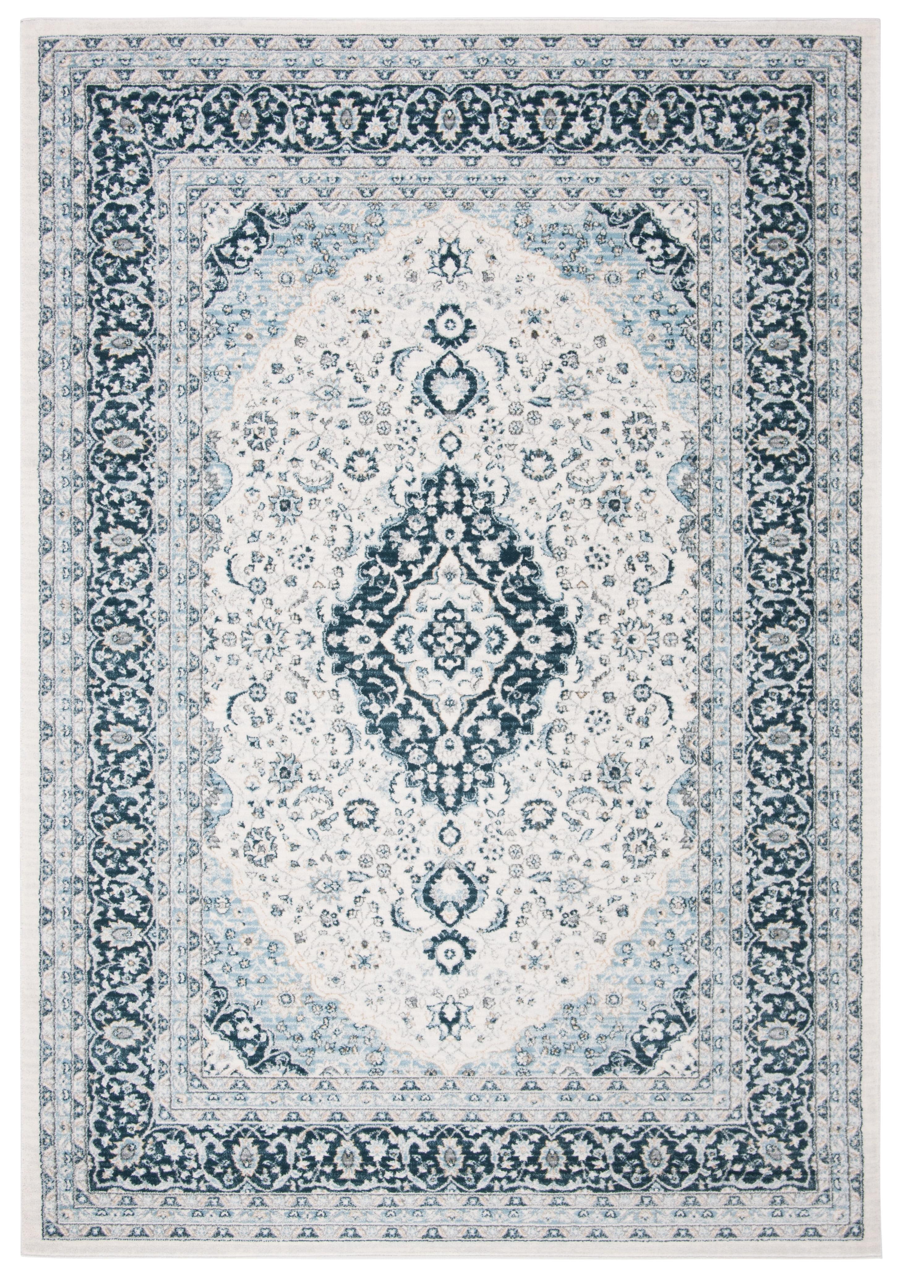 SAFAVIEH Isabella Jack Oriental Area Rug, Cream/Navy, 5'3" x 7'6"