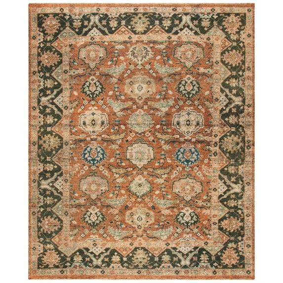 Izmir IZM105 Hand Knotted Area Rug - Red/Black - 6'x9' - Safavieh