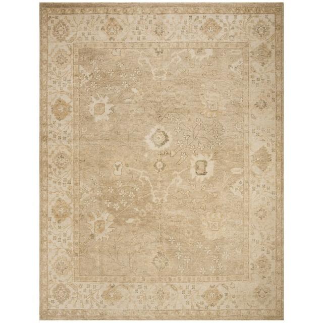 Izmir IZM134 Hand Knotted Area Rug - Gold/Ivory - 6'x9' - Safavieh