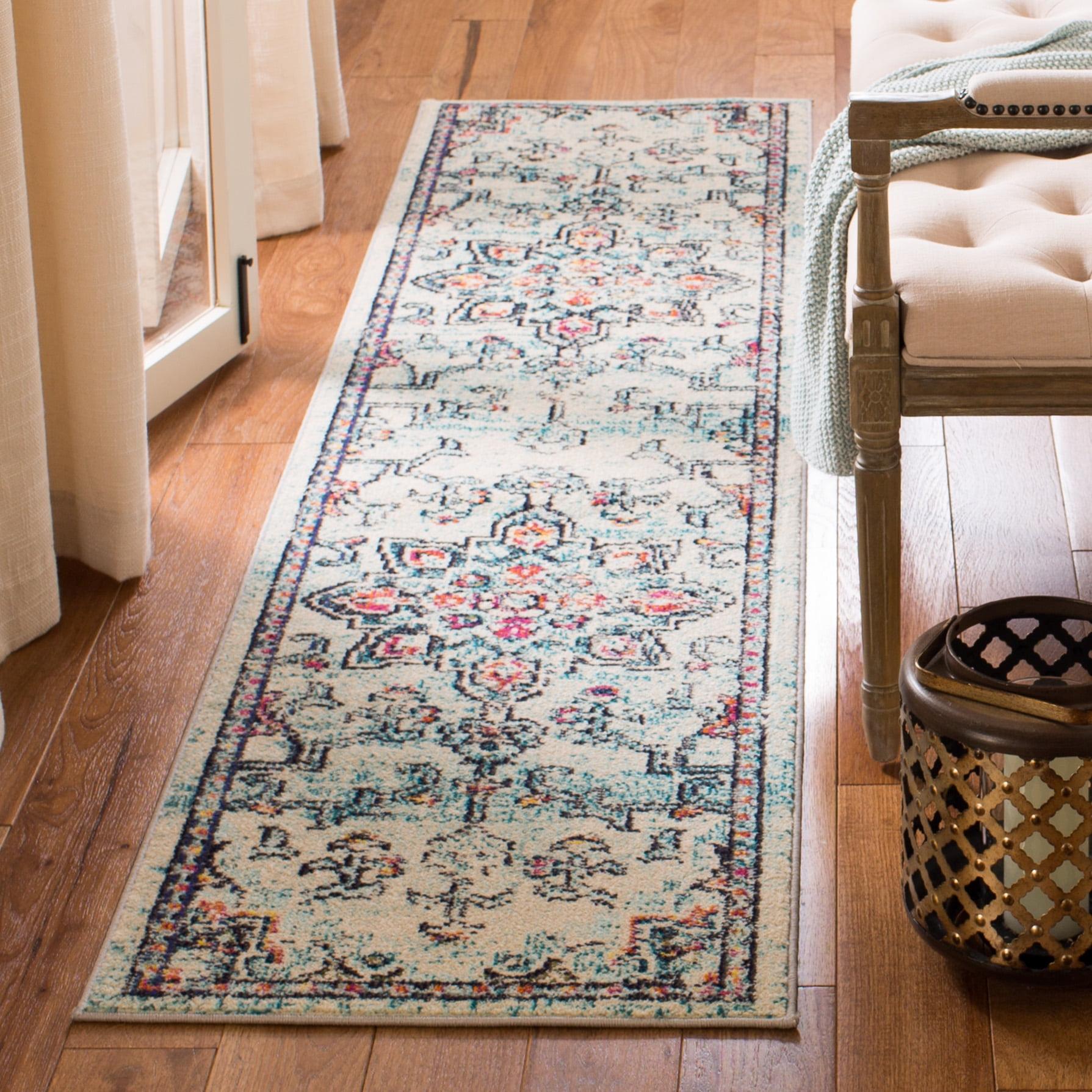 Isabella ISA940 Power Loomed Area Rug - Grey/Cream - 4'x6' - Safavieh.