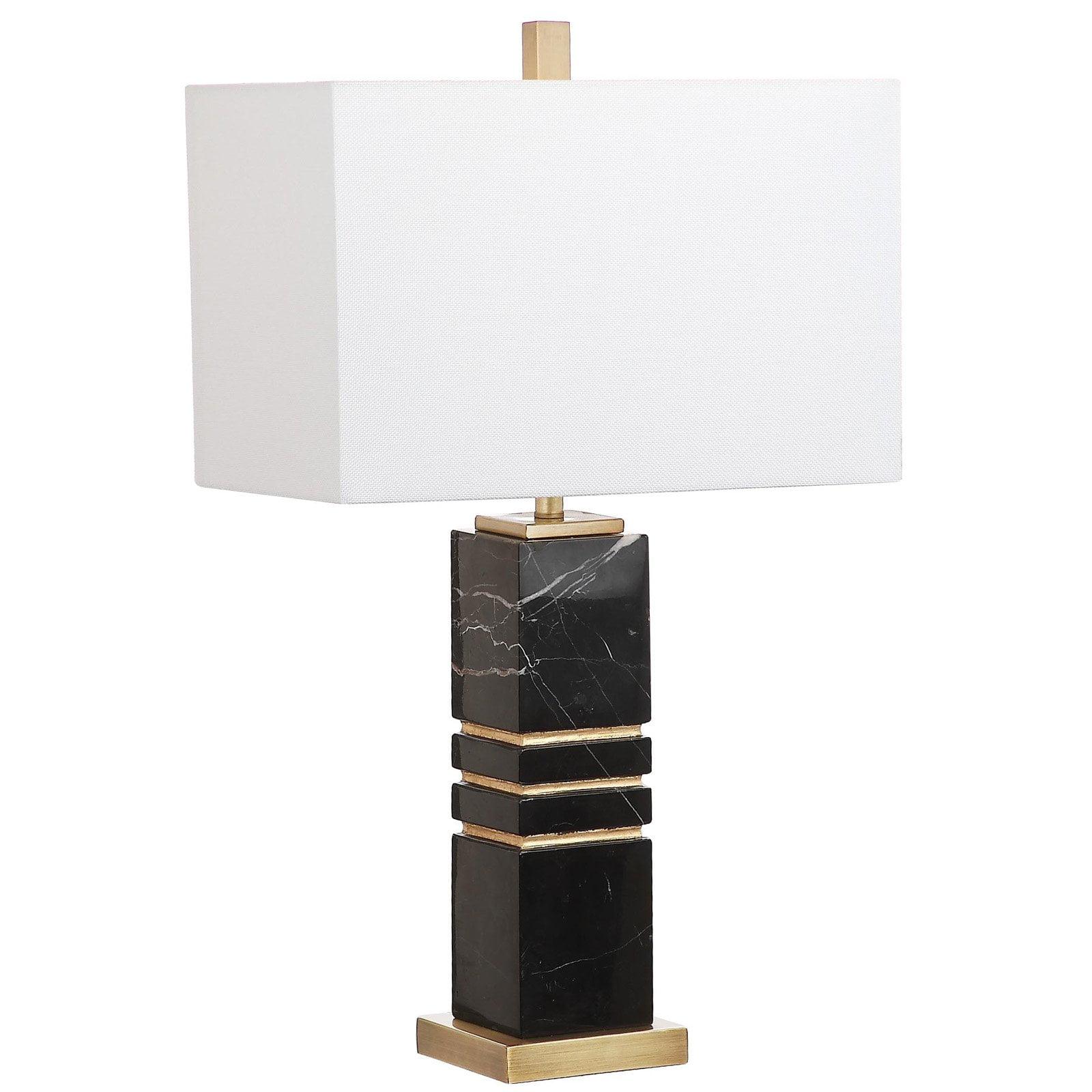 Everly Quinn Tonna Marble Table Lamp