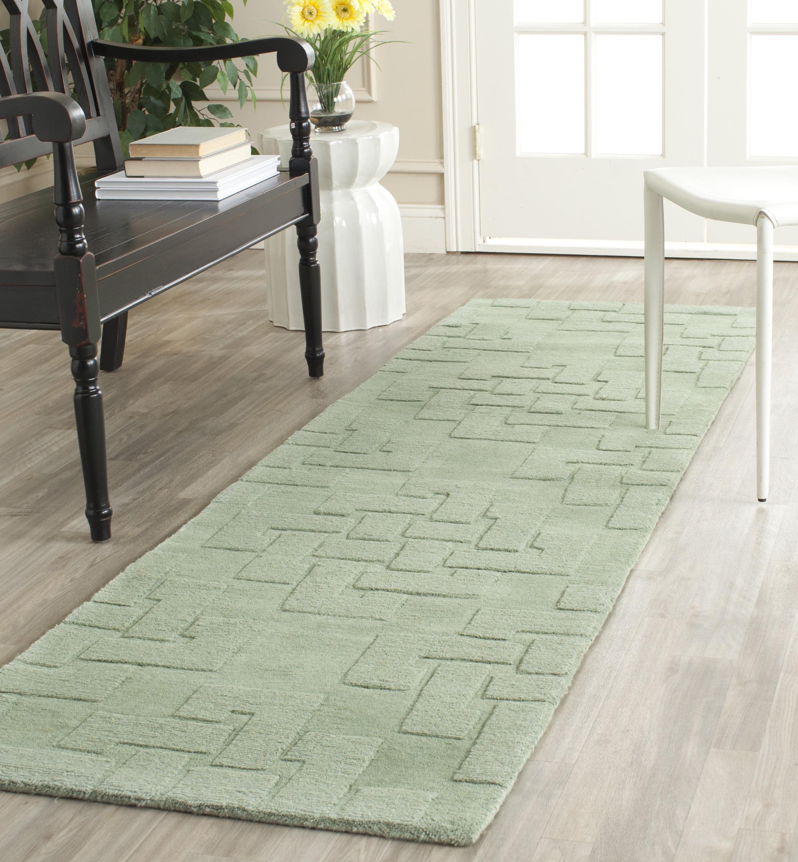 Geometric Handmade Tufted Wool Sea Anemone Area Rug