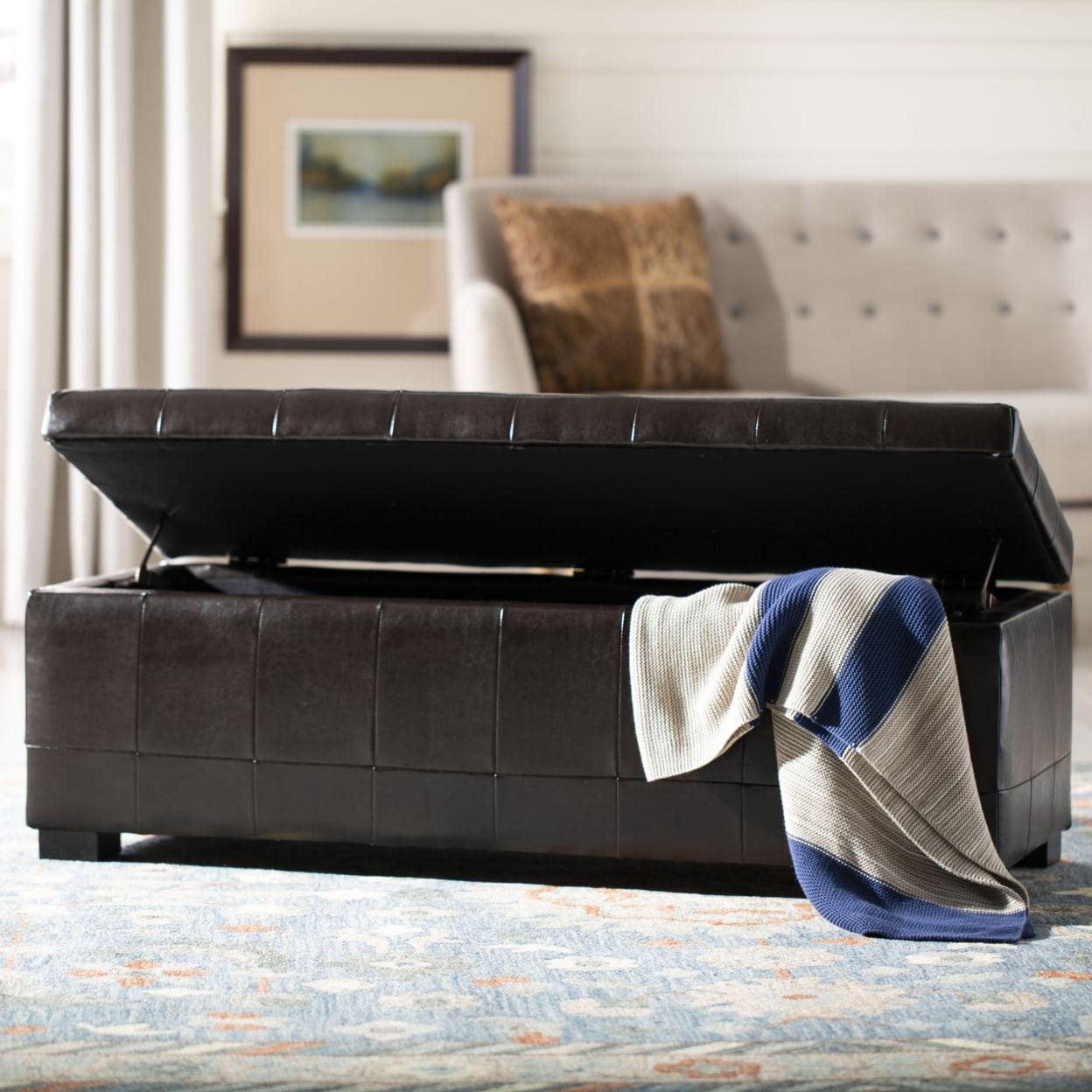 Large Manhattan Storage Bench  - Safavieh