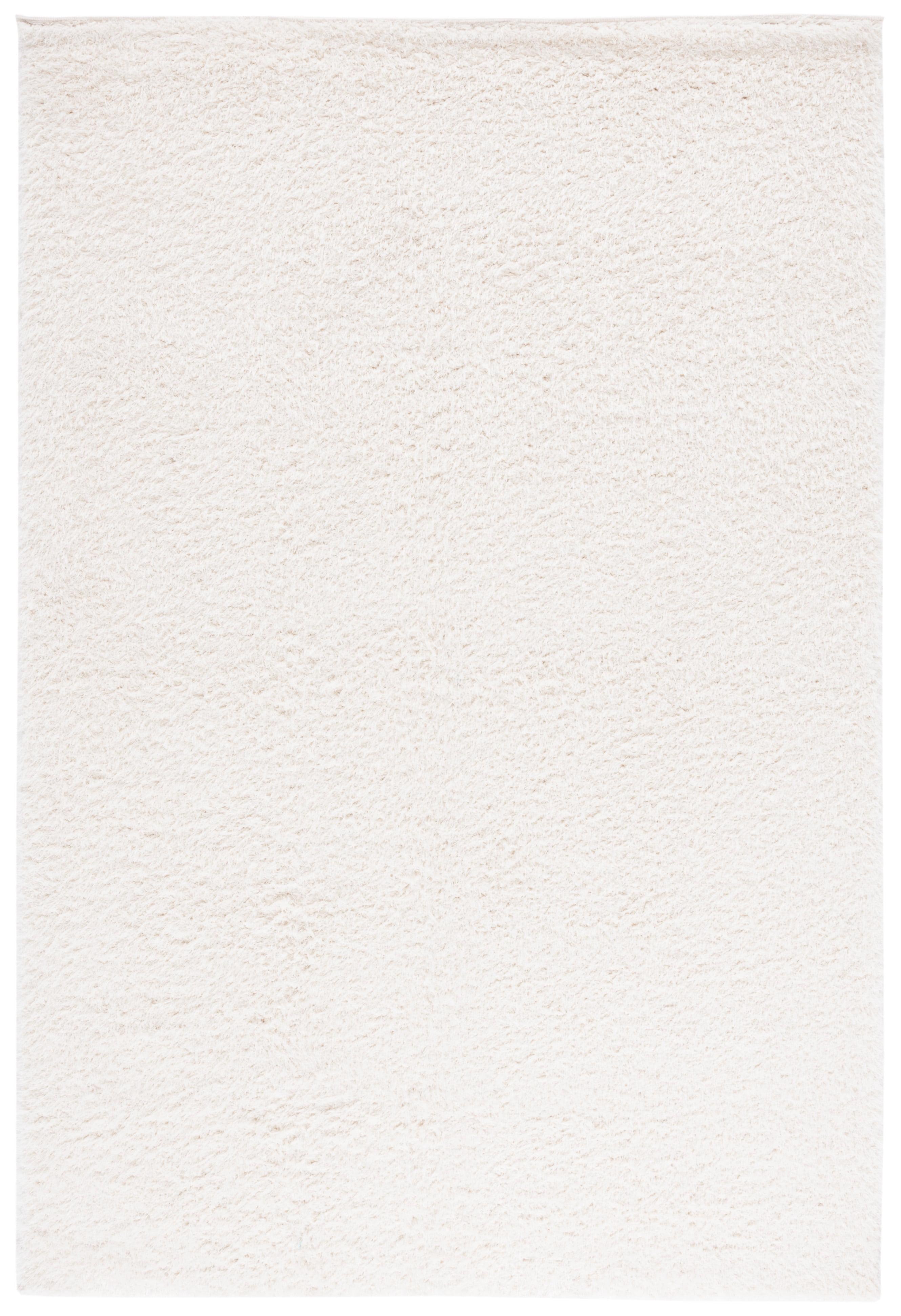 August Shag 900 AUG900 Power Loomed Indoor Area Rug - Ivory - 4'x6' - Safavieh