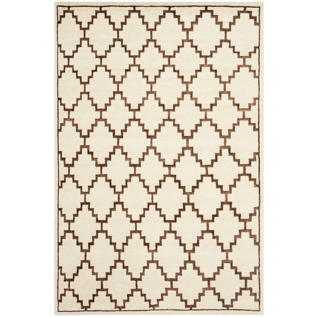 Safavieh Mosaic Hand Knotted Wool And Viscose Geometric Rug