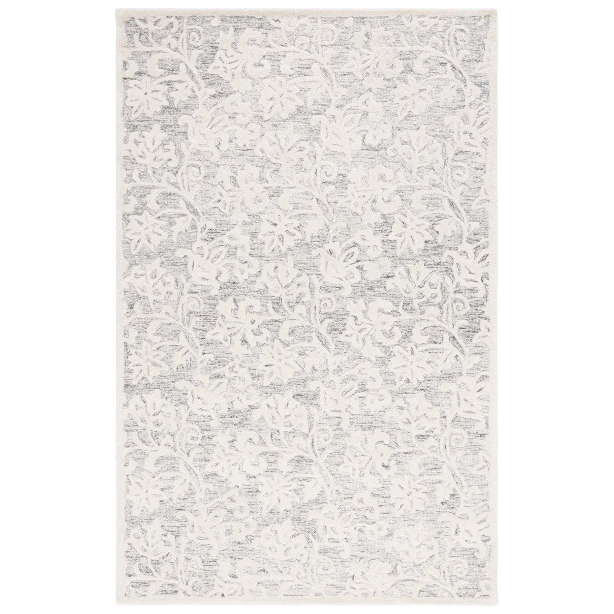 Msr Metro Hand Tufted Wool Floral Rug