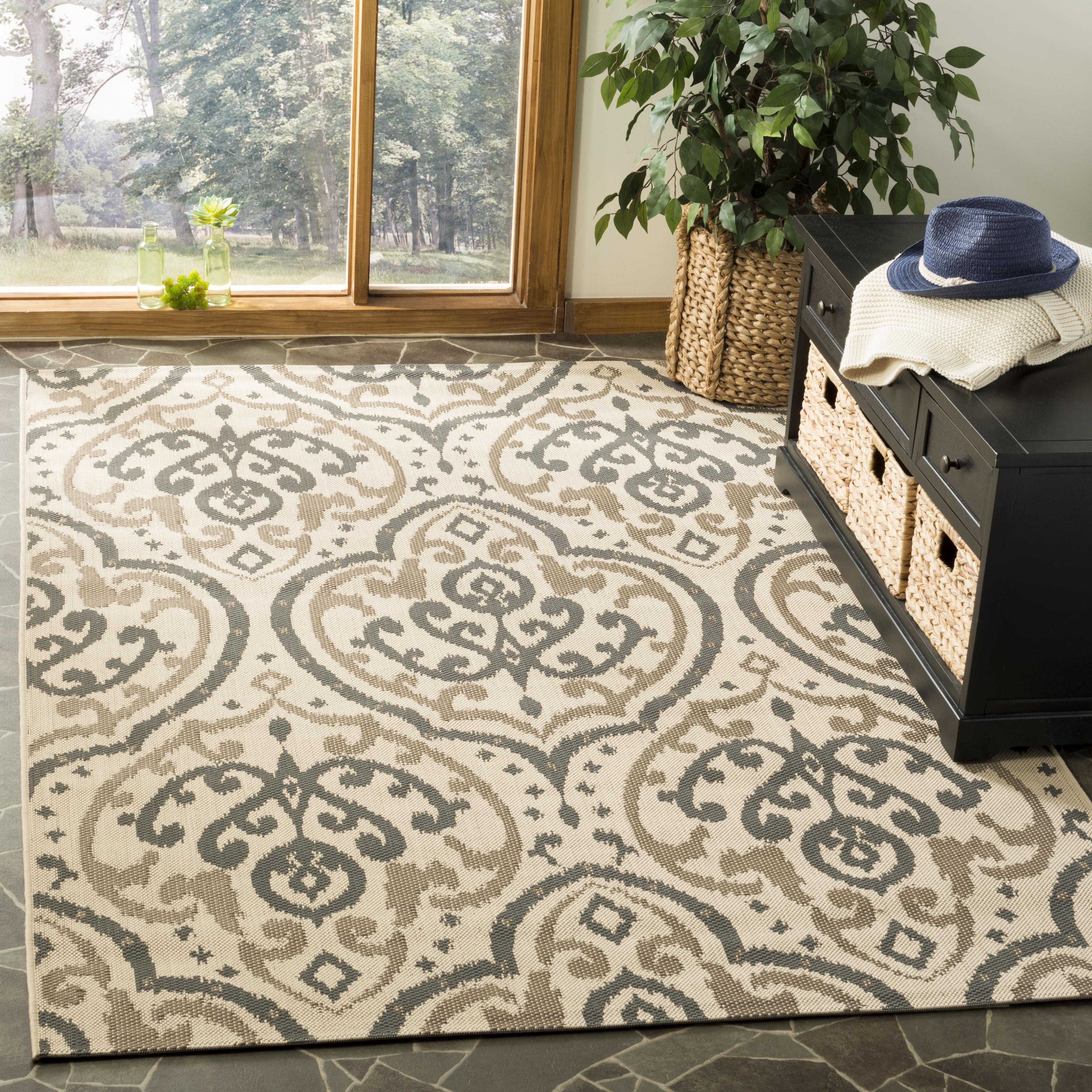 Safavieh Martha Stewart Mervyn Damask Indoor/Outdoor Area Rug