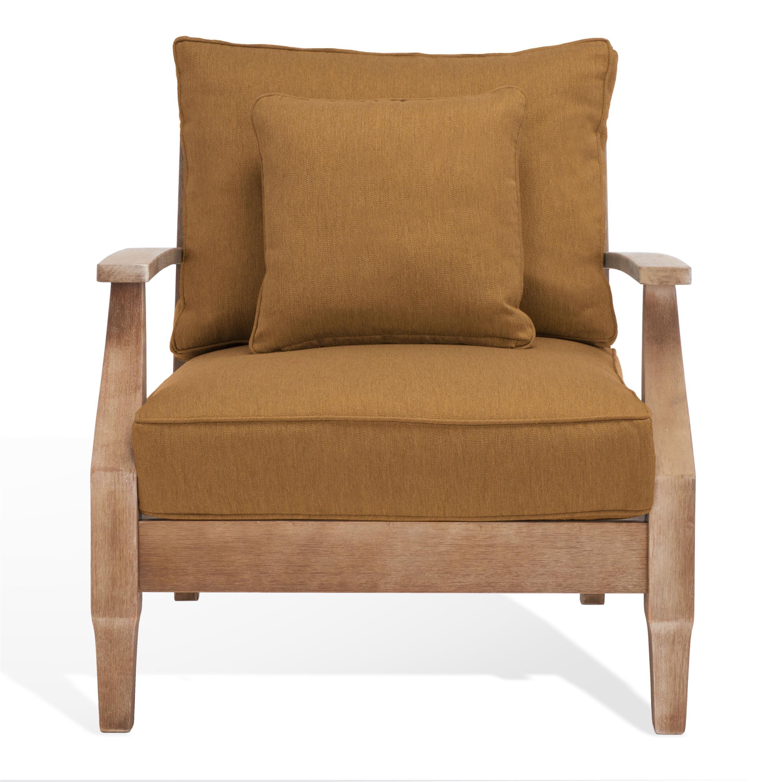 Samya Eucalyptus Outdoor Lounge Chair with Cushion