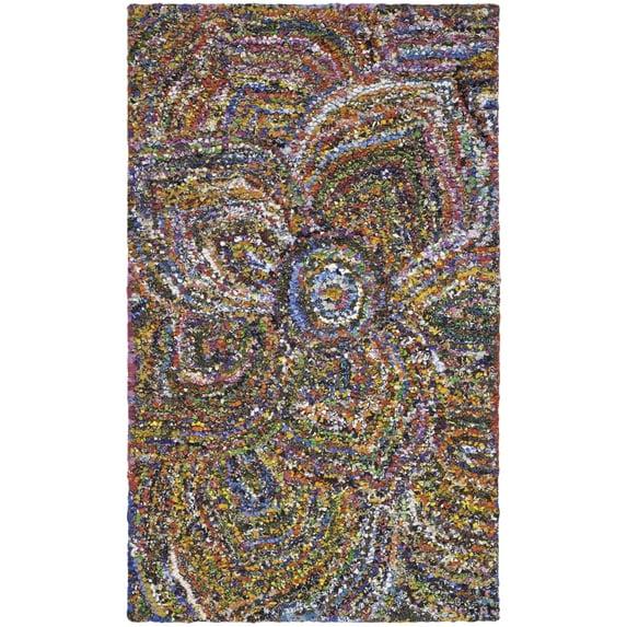 Nantucket NAN437 Hand Tufted Accent Rug - Multi - 2'3"x4' - Safavieh.