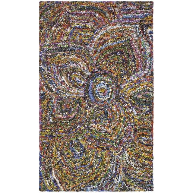 Nantucket NAN437 Hand Tufted Accent Rug - Multi - 2'3"x4' - Safavieh.