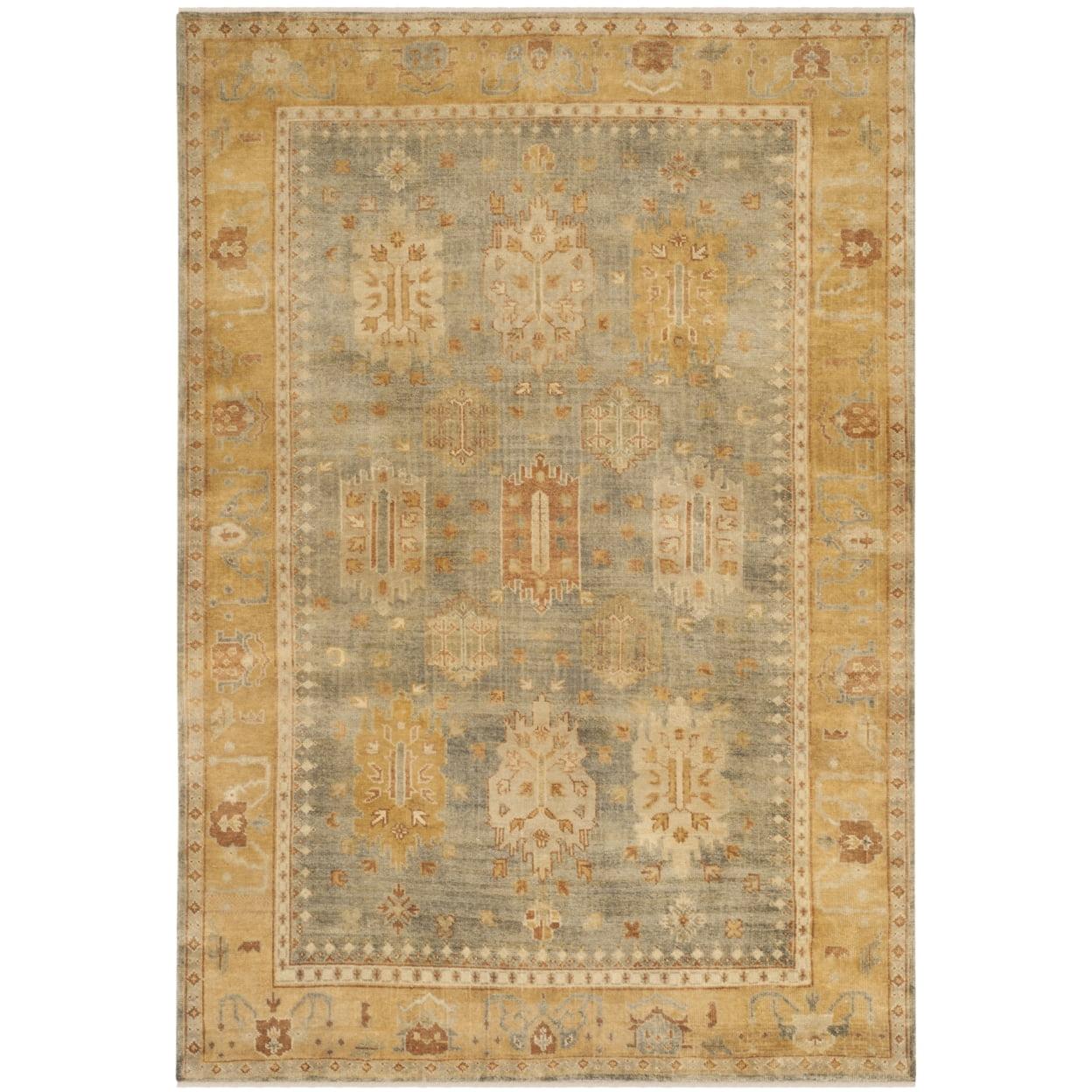 Oushak OSH126 Hand Knotted Area Rug  - Safavieh