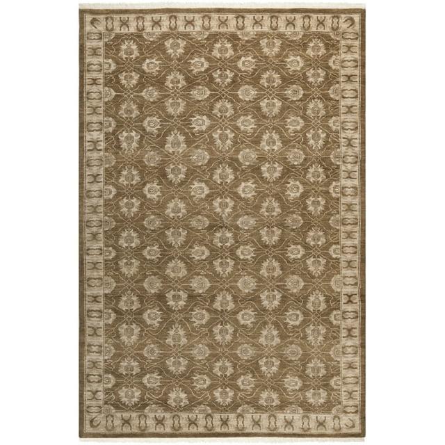 Oushak Hand Knotted Wool Oriental Rug