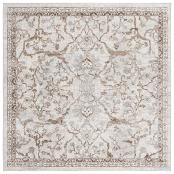 SAFAVIEH Palma Giuseppe Oriental Area Rug, Beige/Brown, 3' x 3' Square