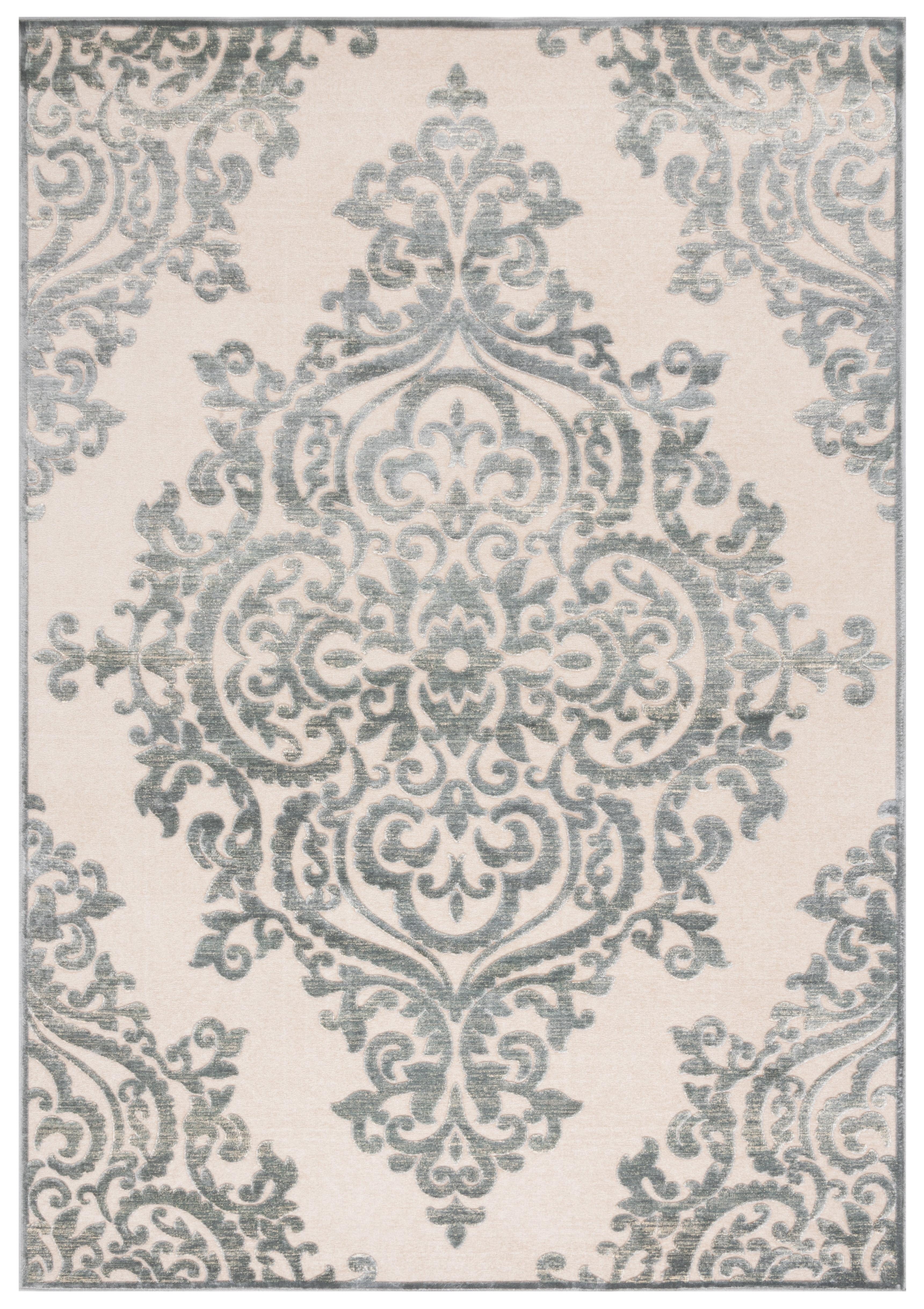 SAFAVIEH Paradise Edna Damask Area Rug, Grey/Multi, 8' x 10'